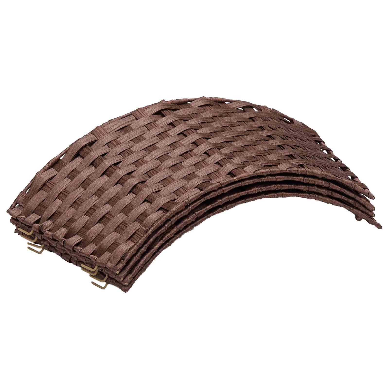 Collare per Albero di Natale Rotondo Marrone Scuro Ø 75 x 25 cm