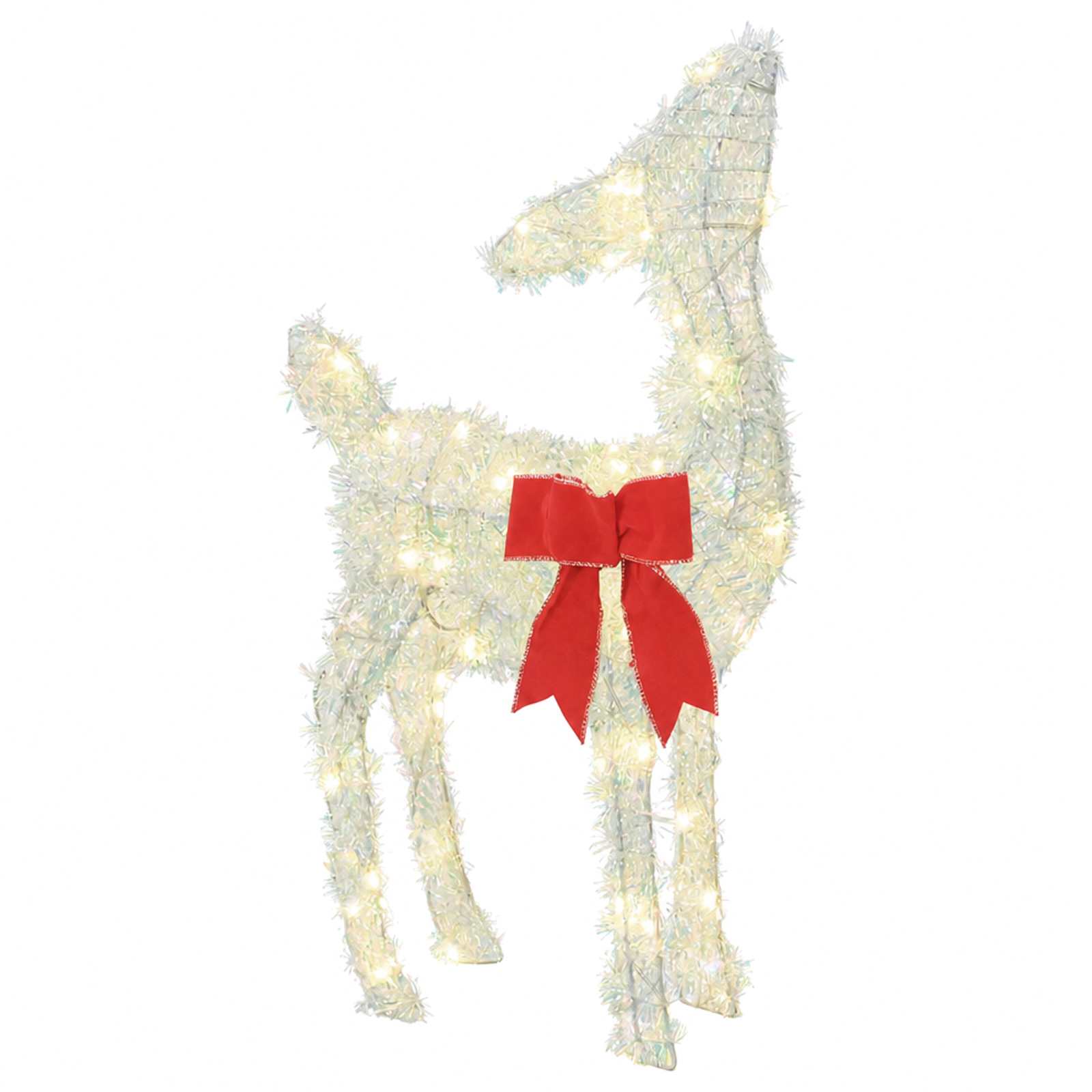Famiglia di renne natalizie LED 300 LED Bianco caldo