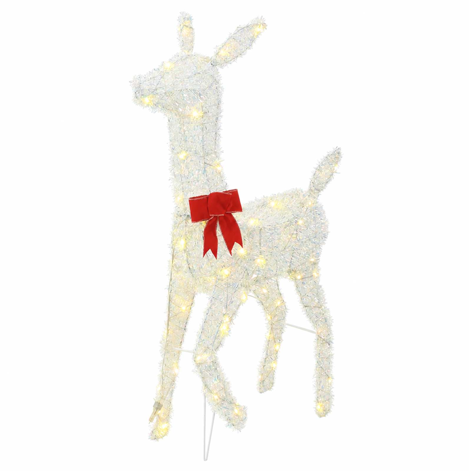 Famiglia di renne natalizie LED 300 LED Bianco caldo