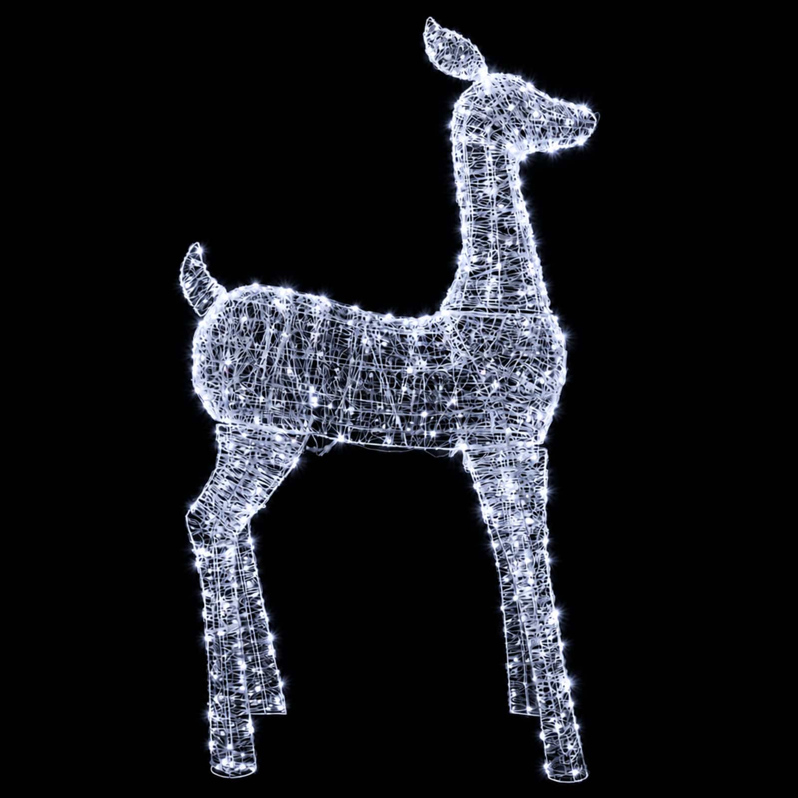 Renna di Natale luminosa a LED LOVIISA 900 LED Bianco