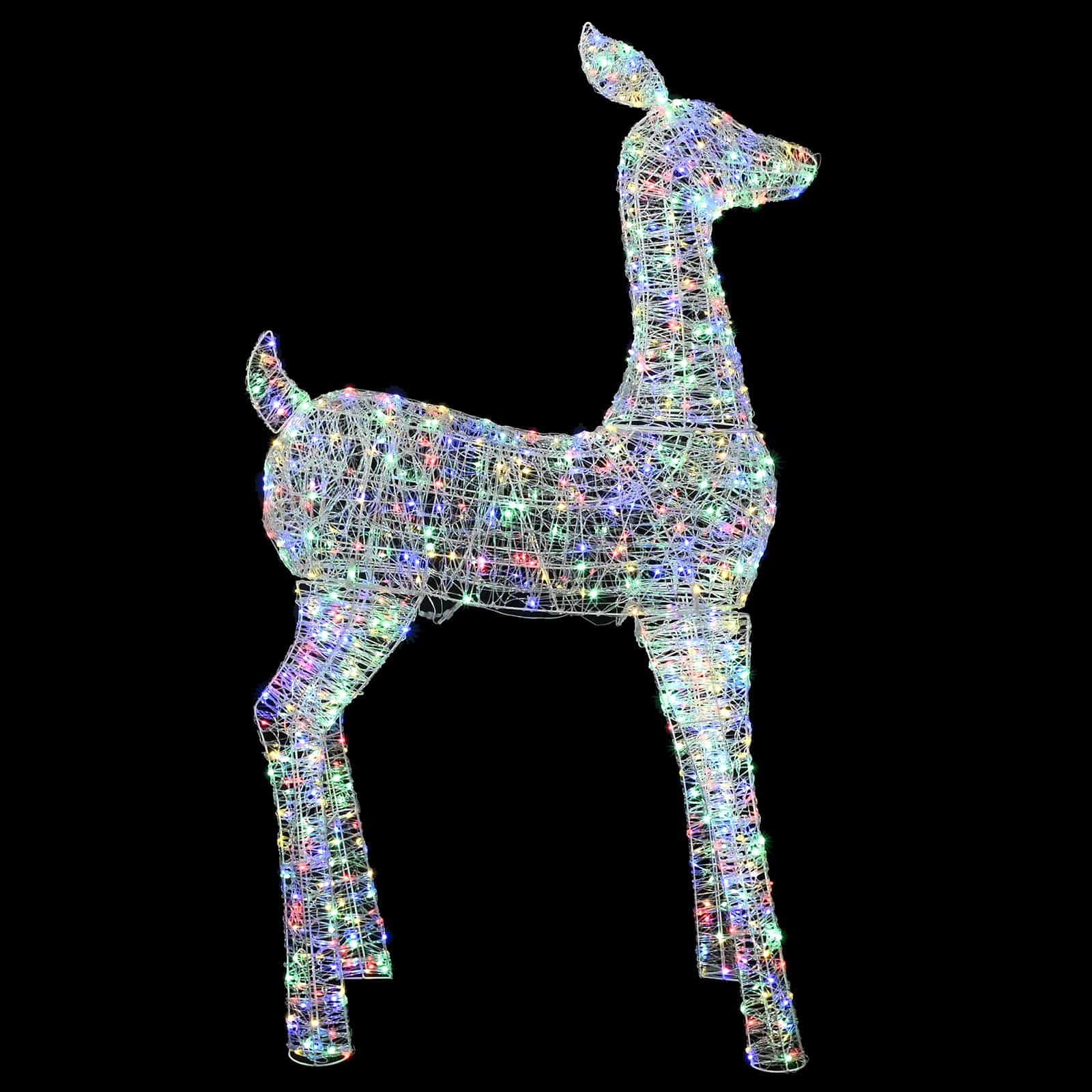 Renna di Natale luminosa a LED LOVIISA 900 LED Multicolore