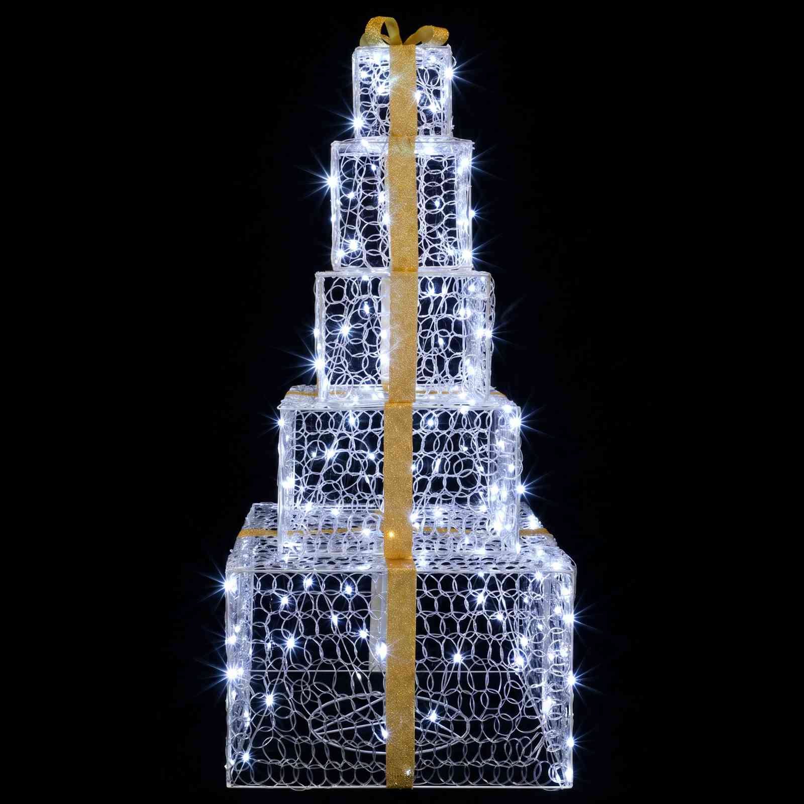 Pacchi regalo di Natale impilabili con LED 250 LED