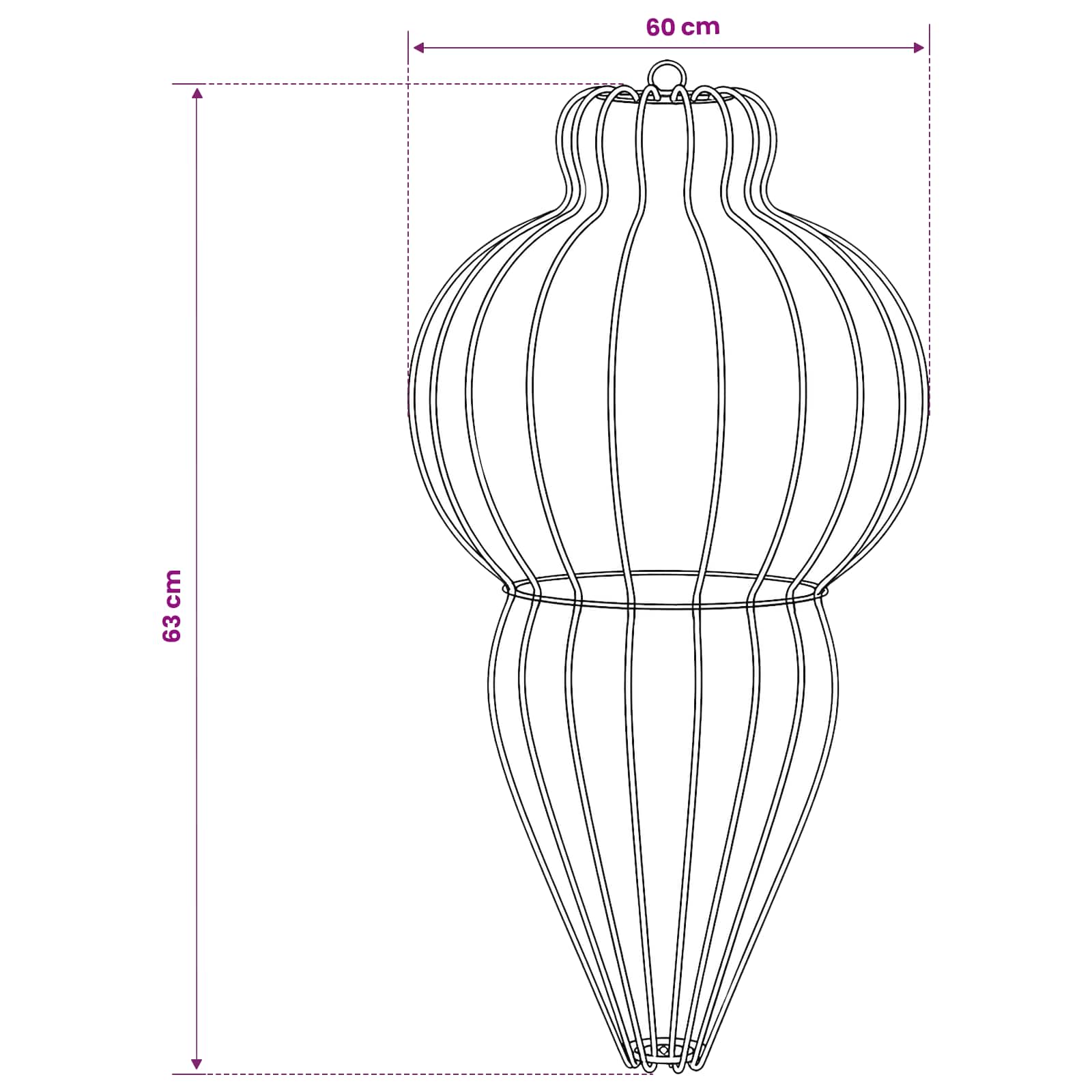 Luce a punta di Natale 2 pz 640 LED Multicolore Ø 40 x 75 cm
