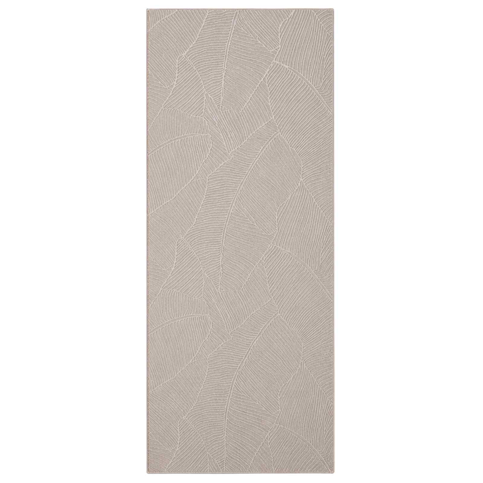 Tappeto IZA Beige 80 x 200 cm 100% Poliestere Pelo basso