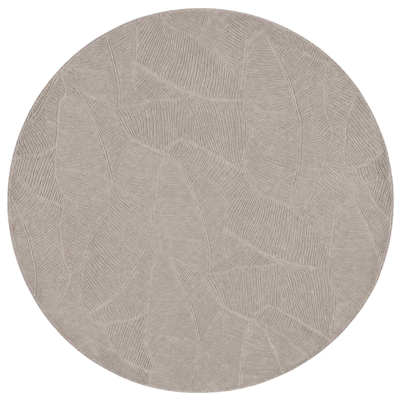 Tappeto IZA Beige Ø 160 cm 100% Poliestere Pelo basso