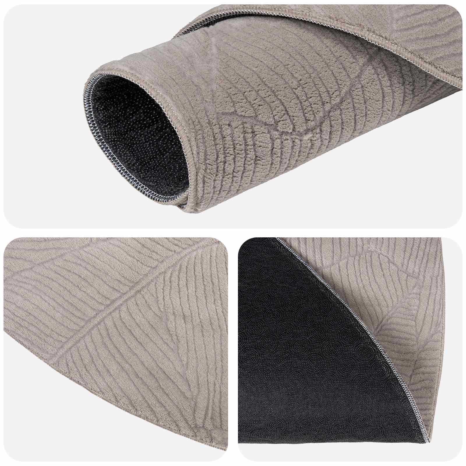 Tappeto IZA Beige Ø 160 cm 100% Poliestere Pelo basso