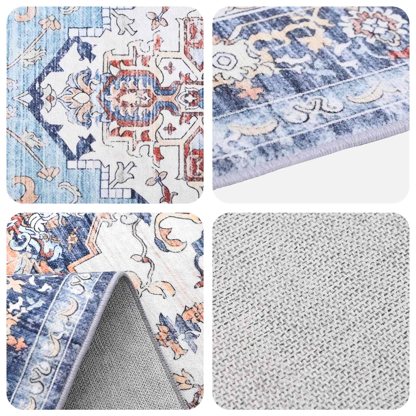 Tappeto ORIZ Multicolore 80 x 150 cm 100% Poliestere
