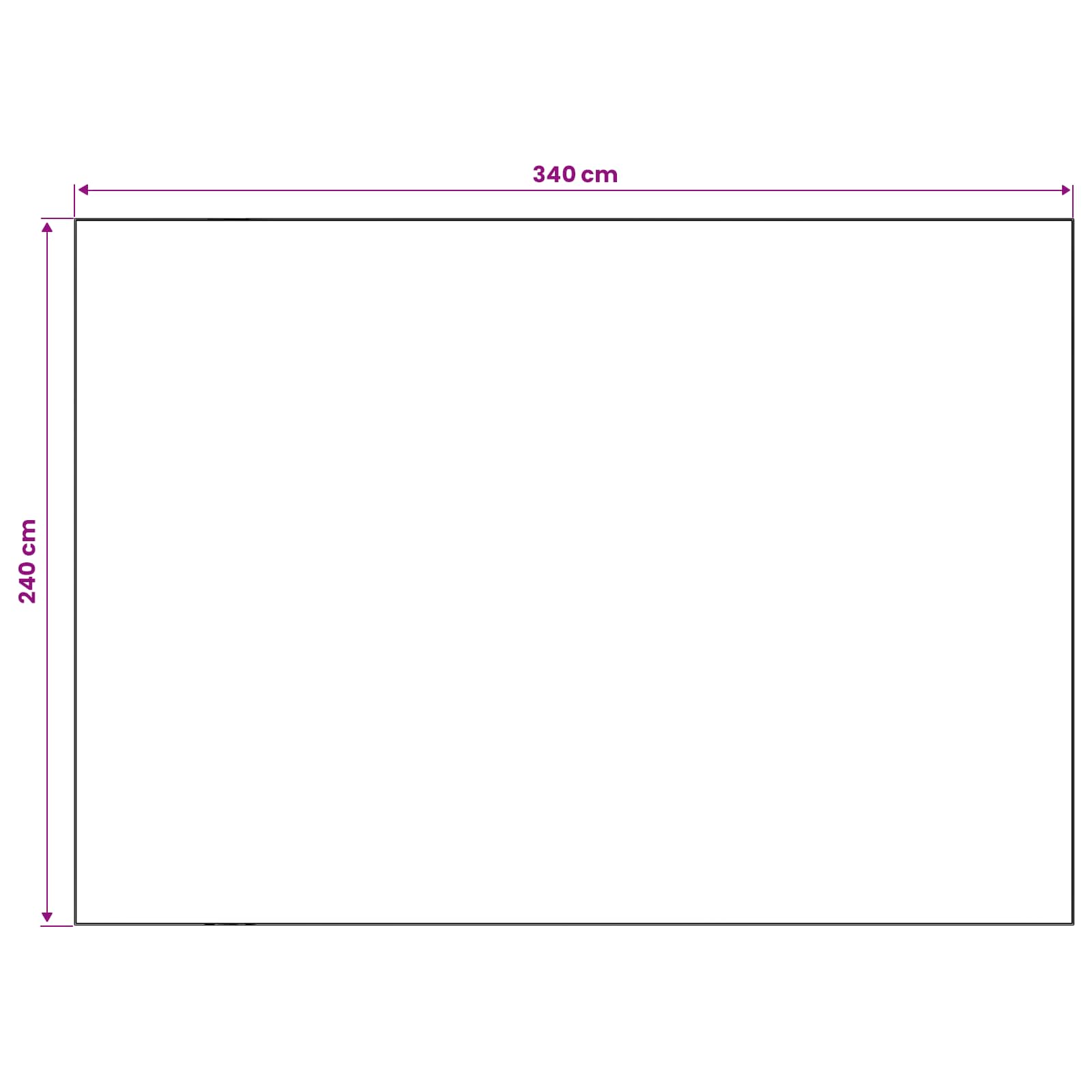 Tappeto ORIZ Multicolore 240 x 340 cm 100% Poliestere