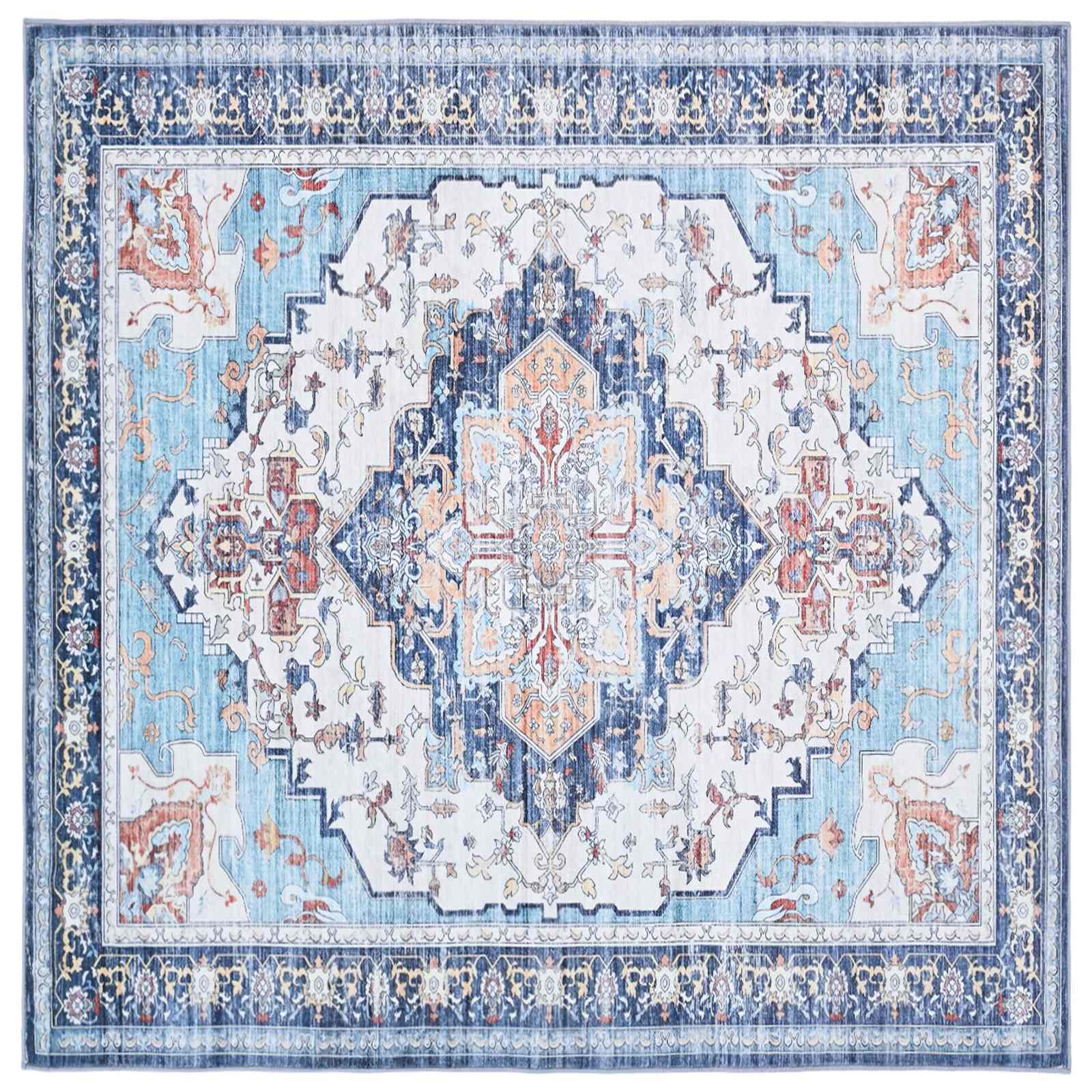 Tappeto ORIZ Multicolore 160 x 160 cm 100% Poliestere