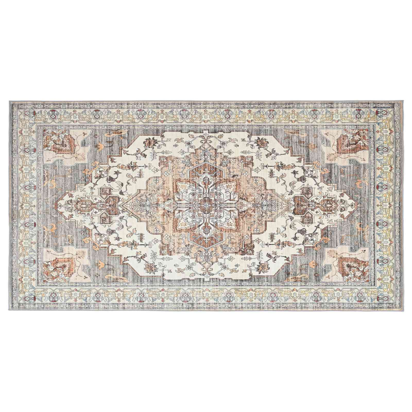 Tappeto ORIZ Marrone 80 x 150 cm 100% Poliestere