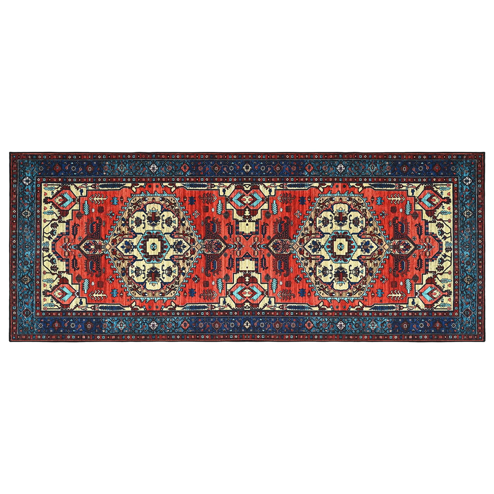 Tappeto ORIZ Rosso 80 x 200 cm 100% Poliestere