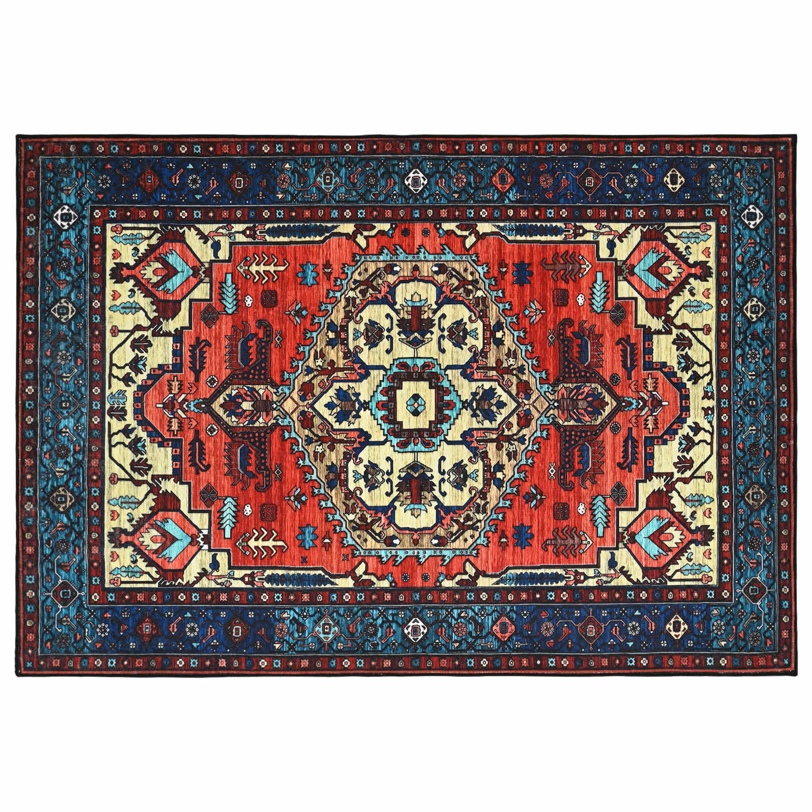 Tappeto ORIZ Rosso 160 x 230 cm 100% Poliestere