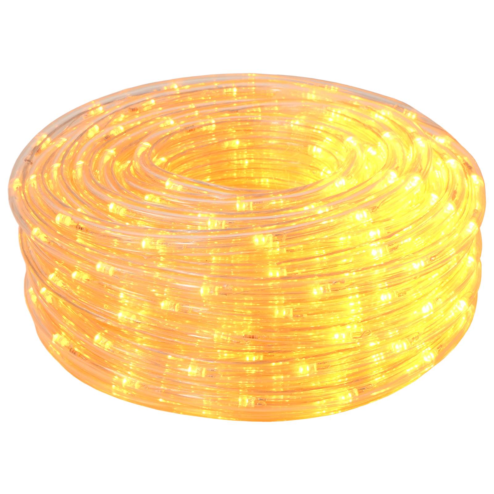 Tubo luminoso LED di Natale 2400 LED Giallo 100 m