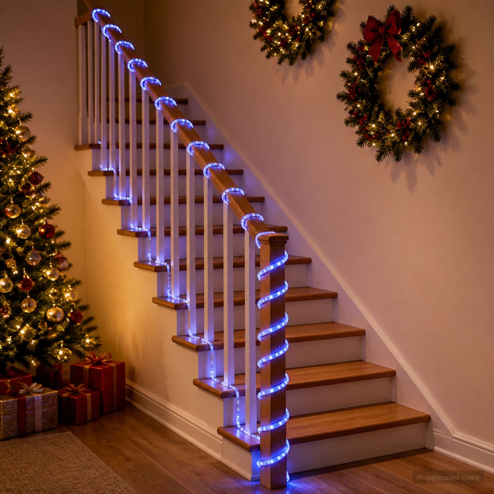 Tubo luminoso LED di Natale 480 LED Blu 20 m