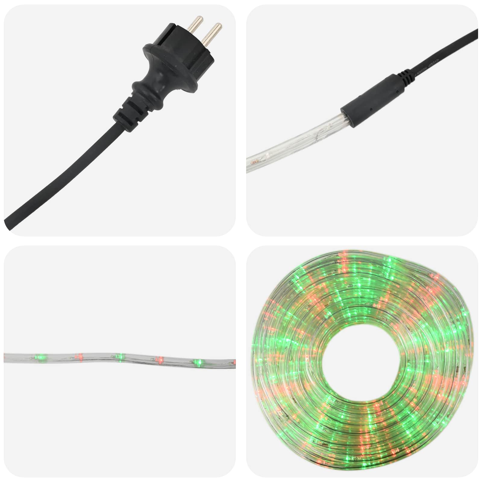Stringa di luci di Natale a LED LOVIISA LED Rosso, Verde 50 m
