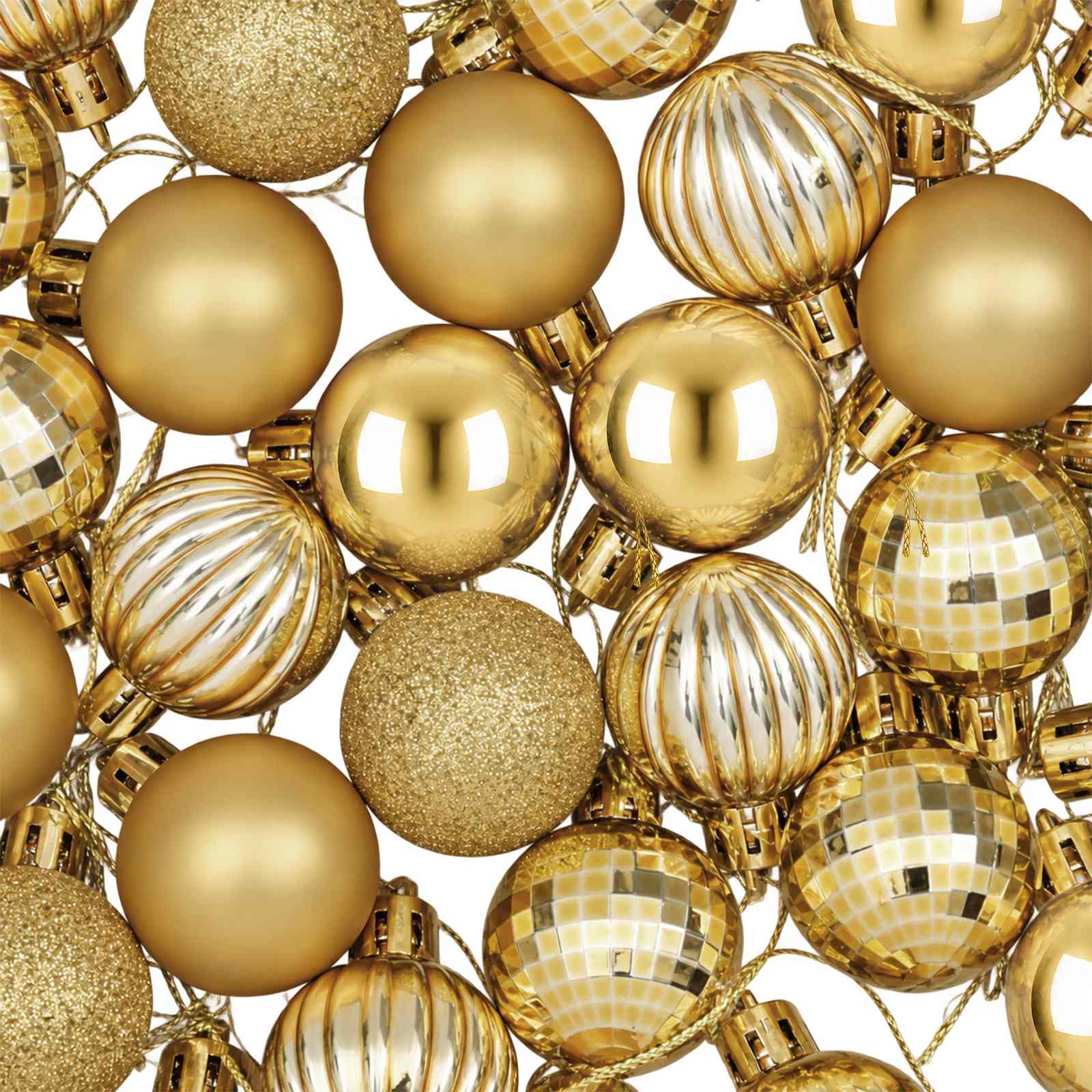 Set di Palline di Natale 150 pz Oro 3 cm Polistirolo