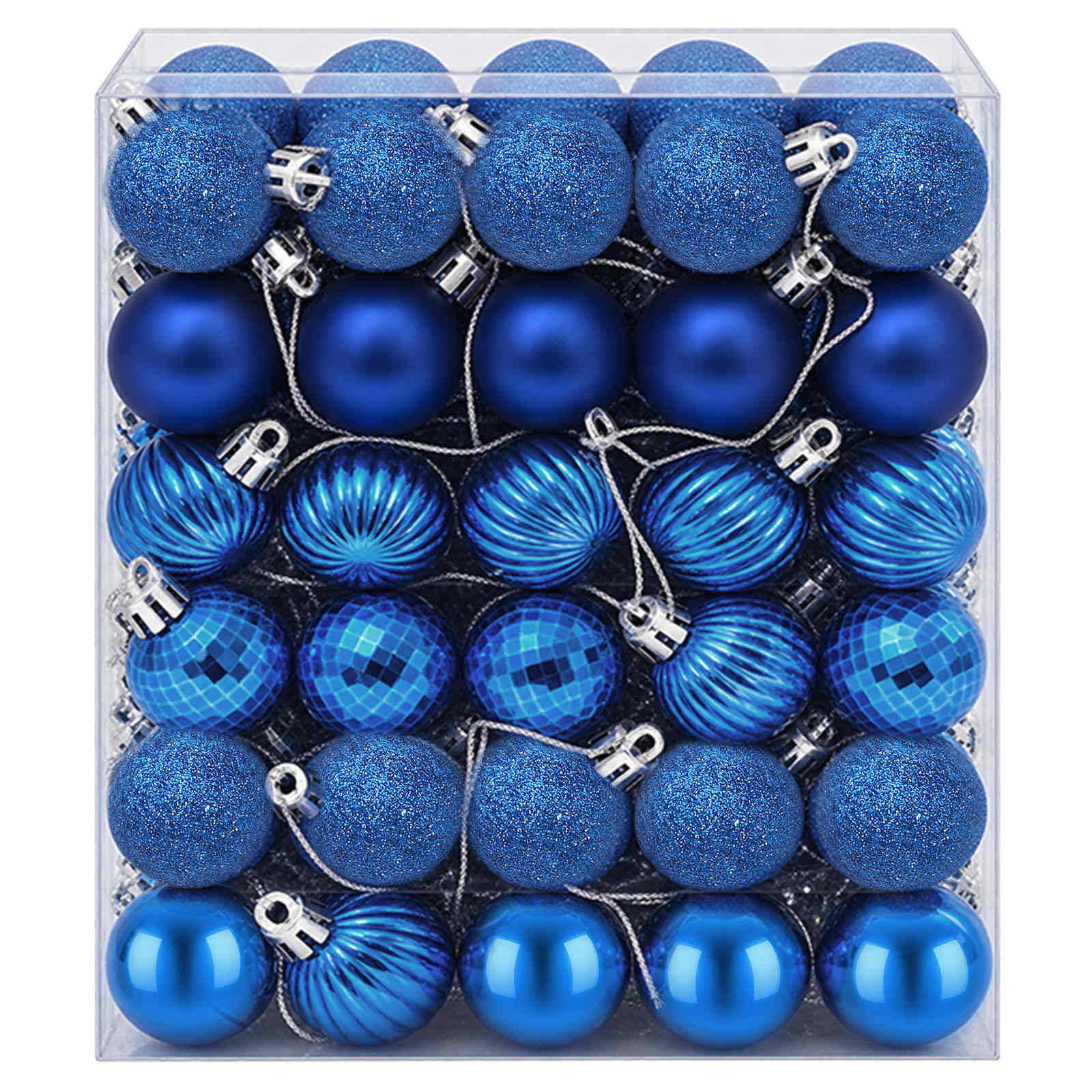 Set di Palline di Natale 150 pz Blu 3 cm Polistirolo