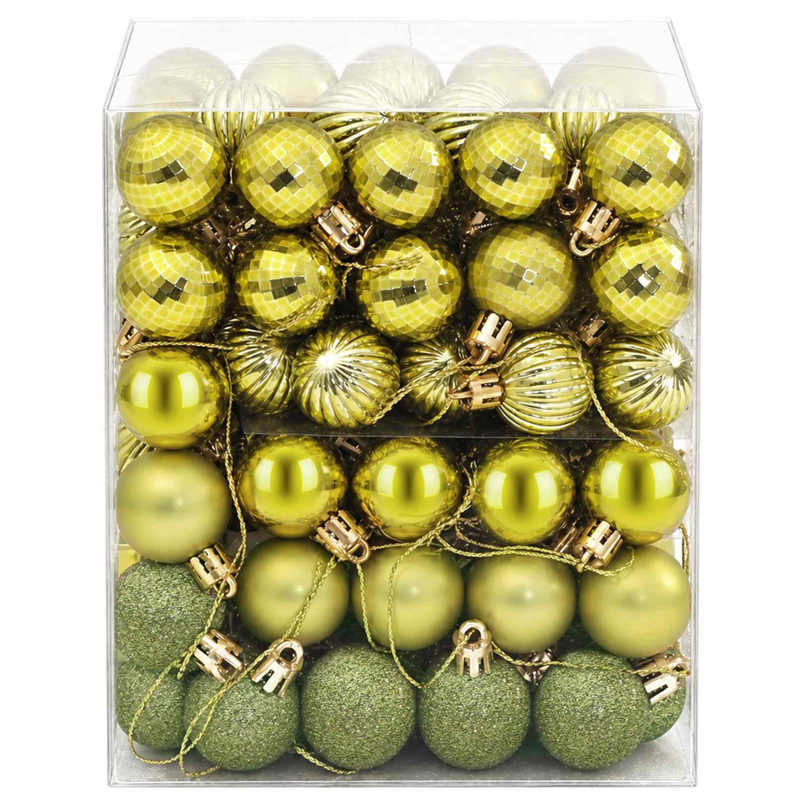 Set di Palline di Natale 150 pz Verde chiaro 3 cm Polistirolo