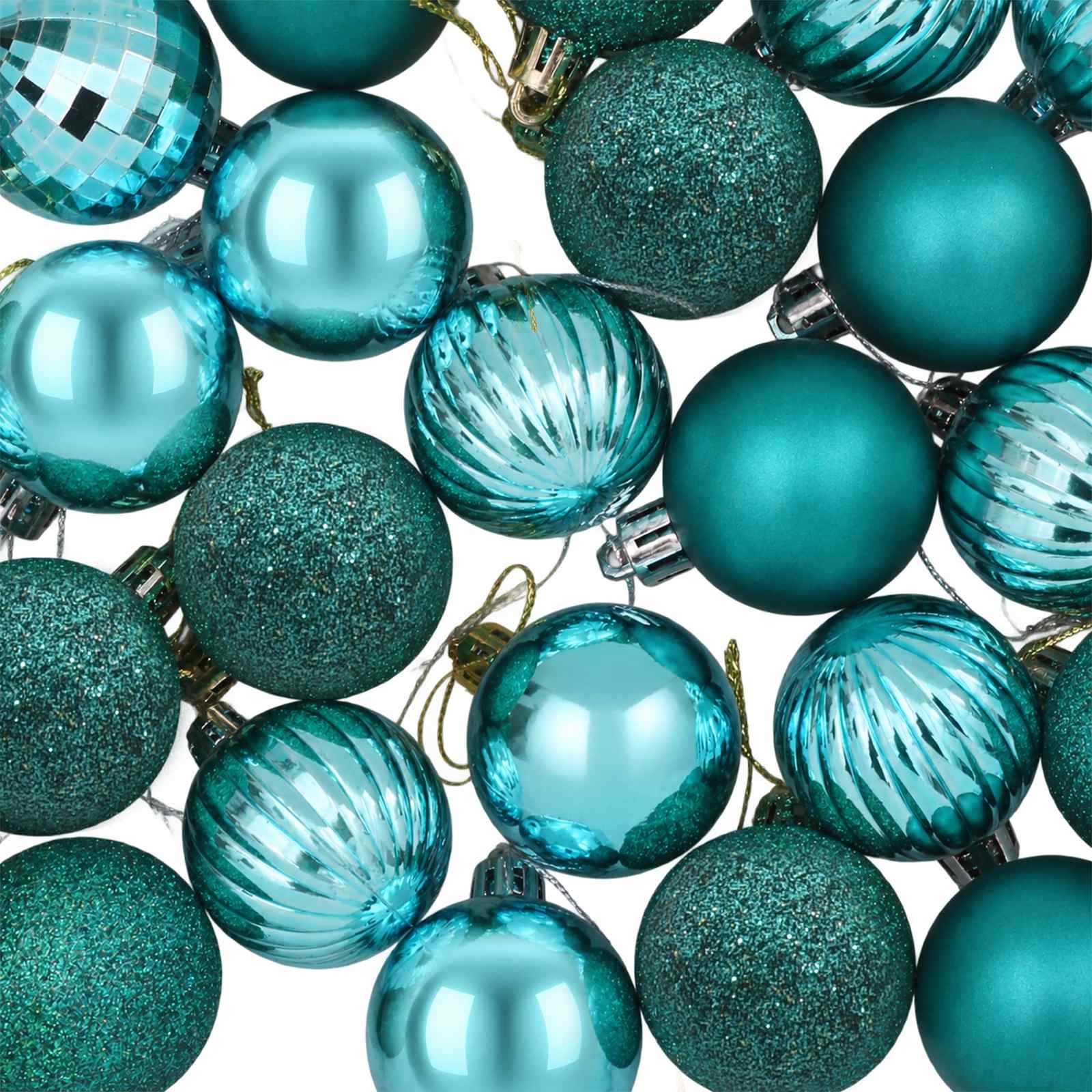 Set di Palline di Natale 100 pz Verde 4 cm Polistirolo