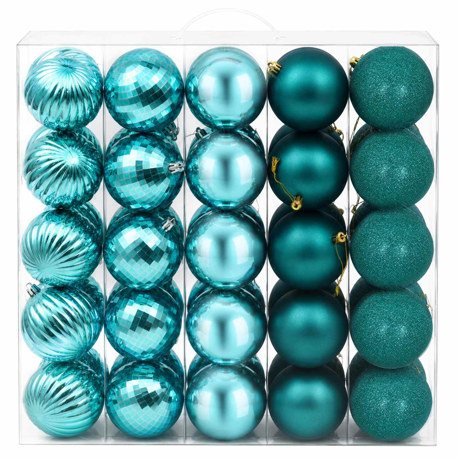 Set di Palline di Natale 50 pz Verde 8 cm Polistirolo