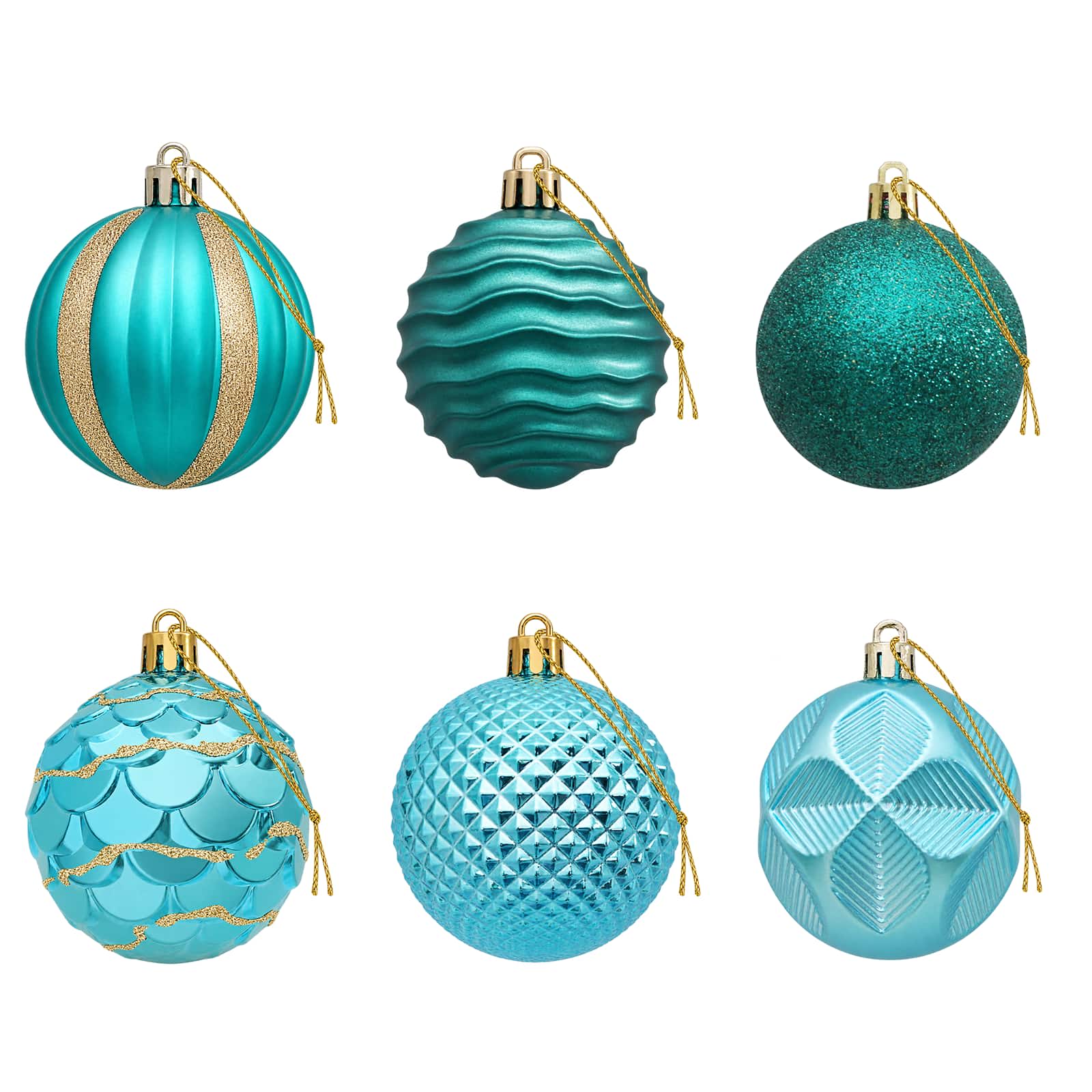 Set di Palline di Natale 36 pz Verde 6 cm Polistirolo