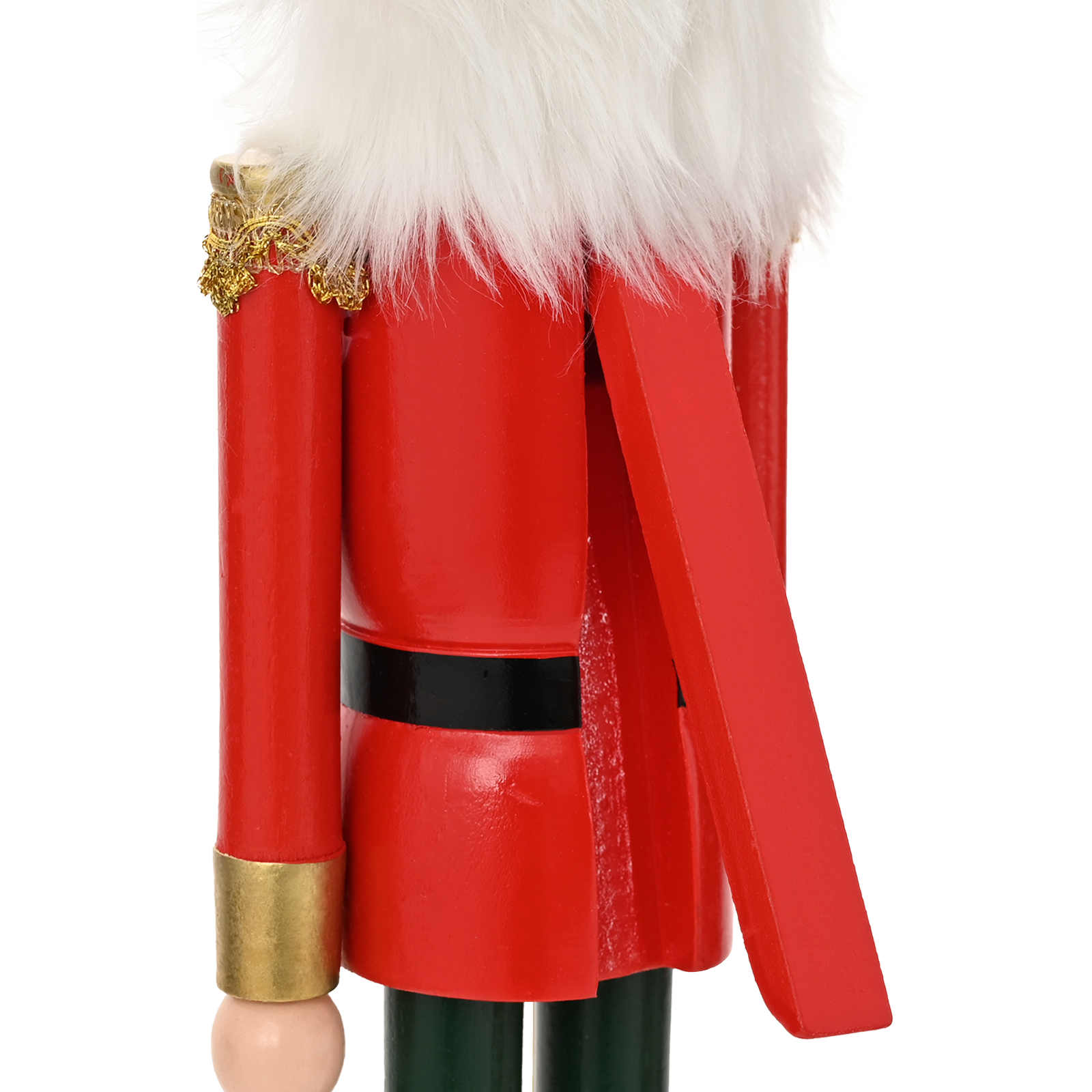 Schiaccianoci di Natale TURKU Rosso e Nero 50 cm