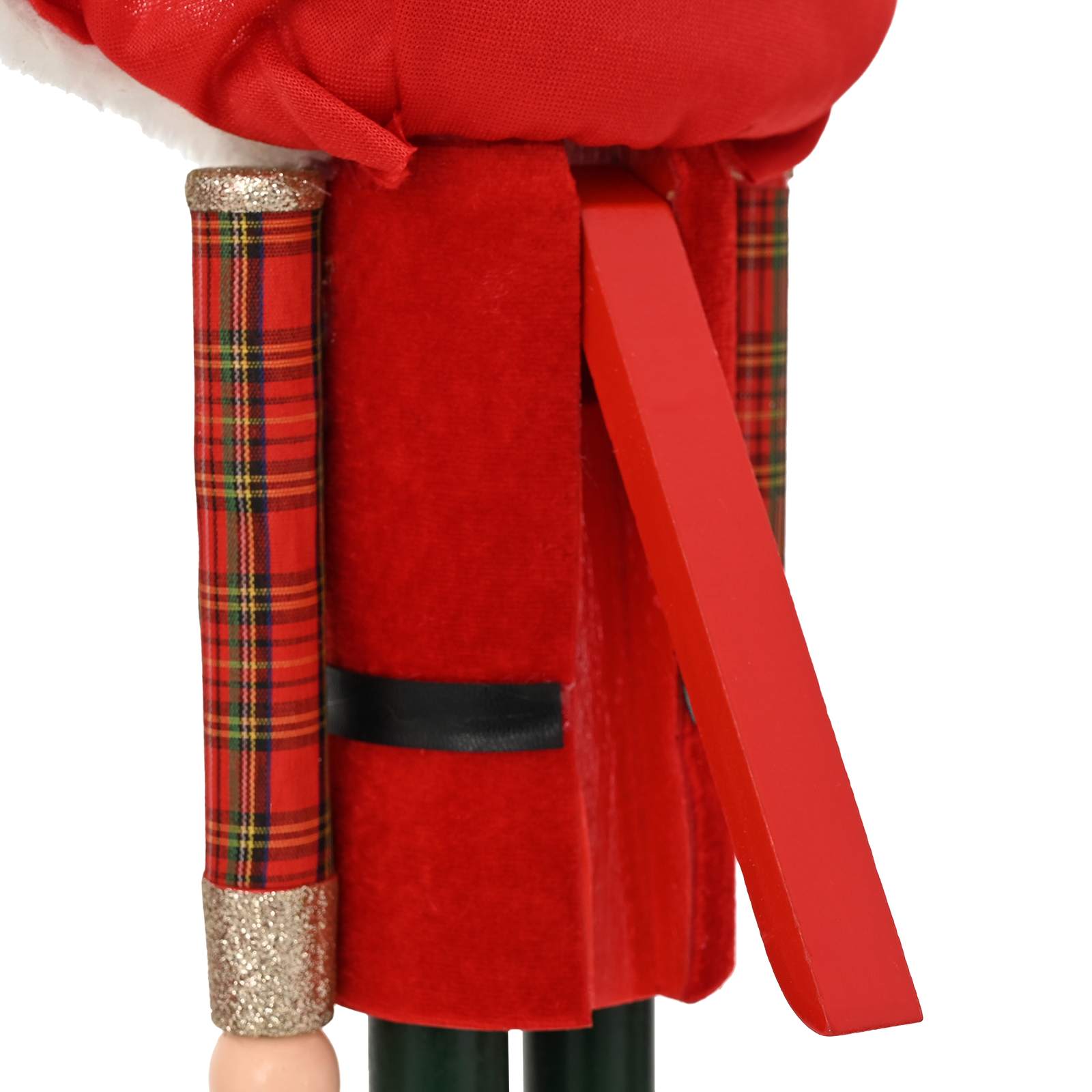 Schiaccianoci di Natale TURKU Rosso e Nero 50 cm