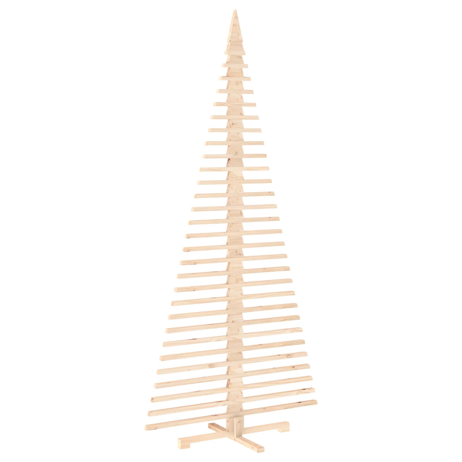 Albero di Natale in legno KOTKA 240 cm Legno Massello di Pino