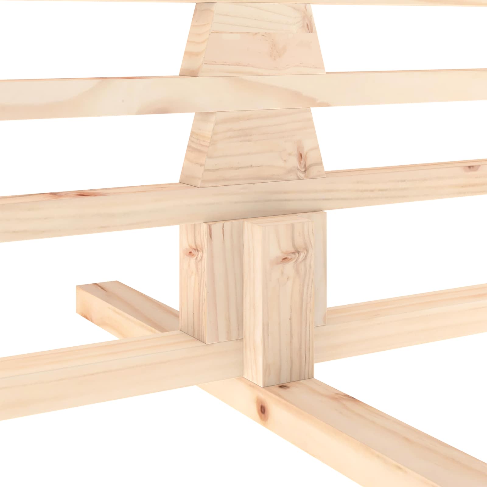 Albero di Natale in legno KOTKA 240 cm Legno Massello di Pino
