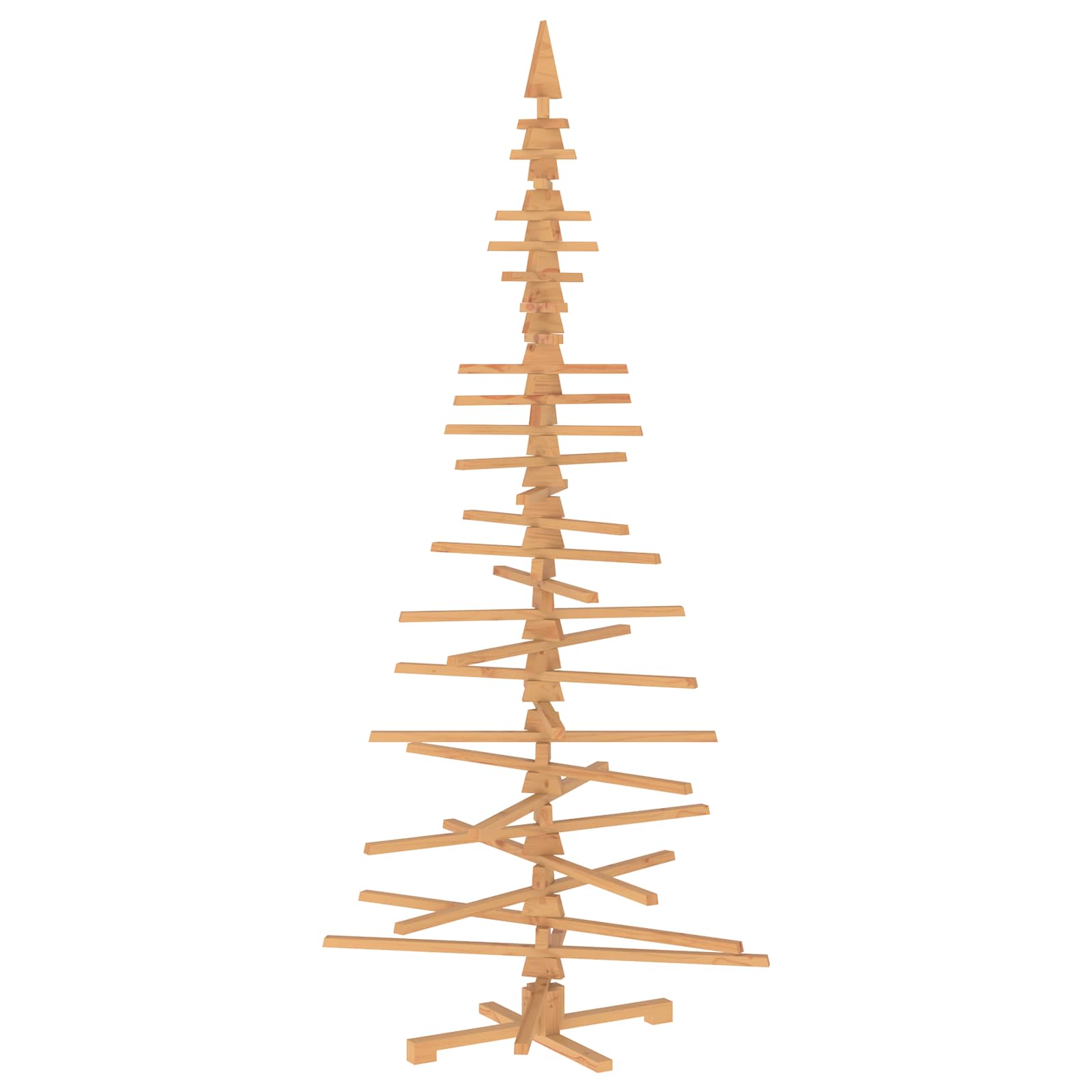 Albero di Natale in legno KOTKA 240 cm Legno Massello di Pino