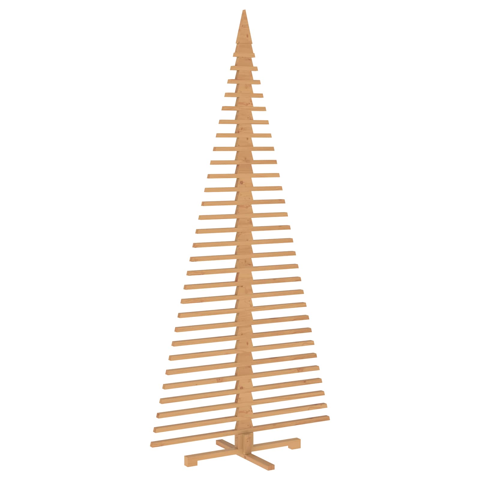 Albero di Natale in legno KOTKA 240 cm Legno Massello di Pino