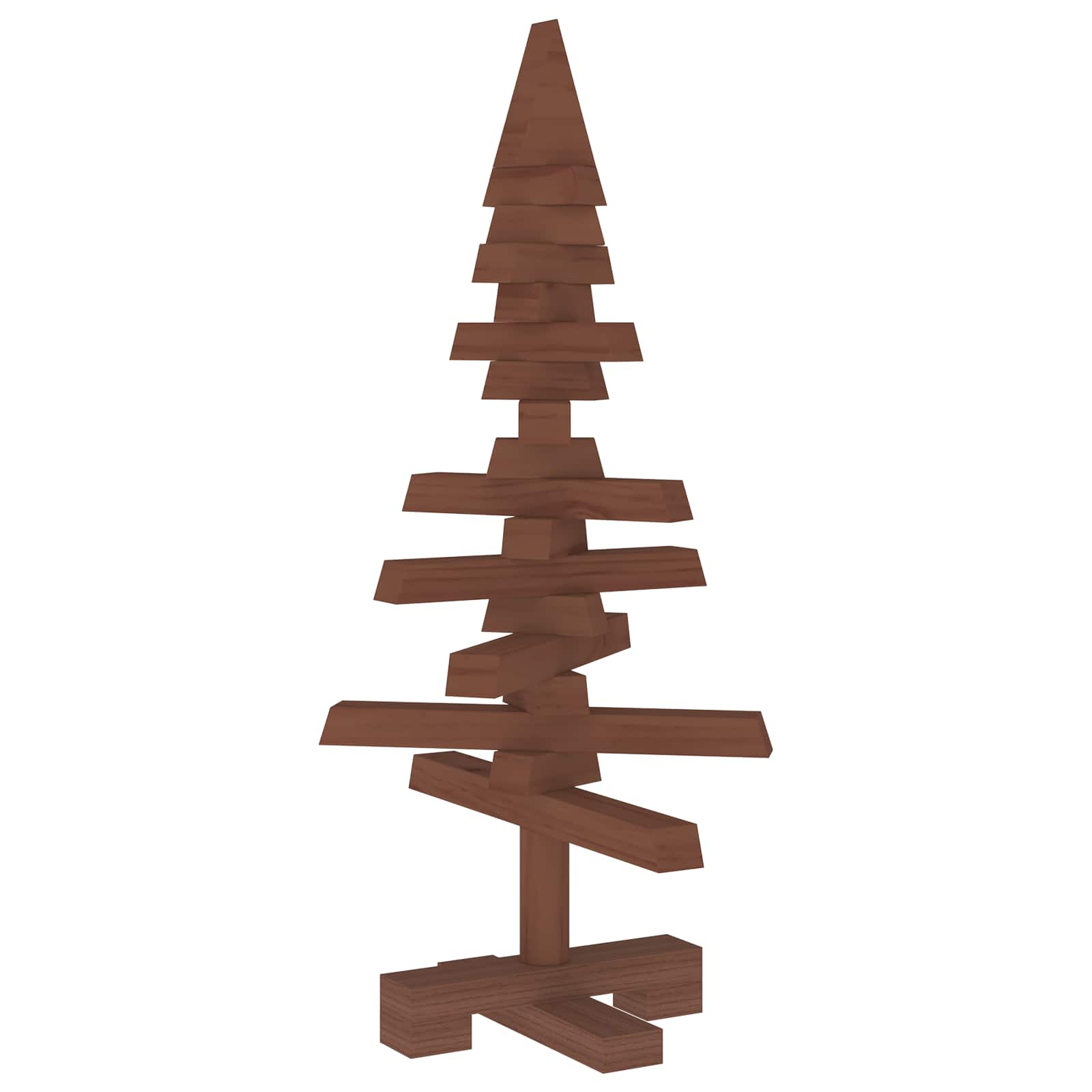 Albero di Natale in legno KOTKA 60 cm Legno Massello di Pino