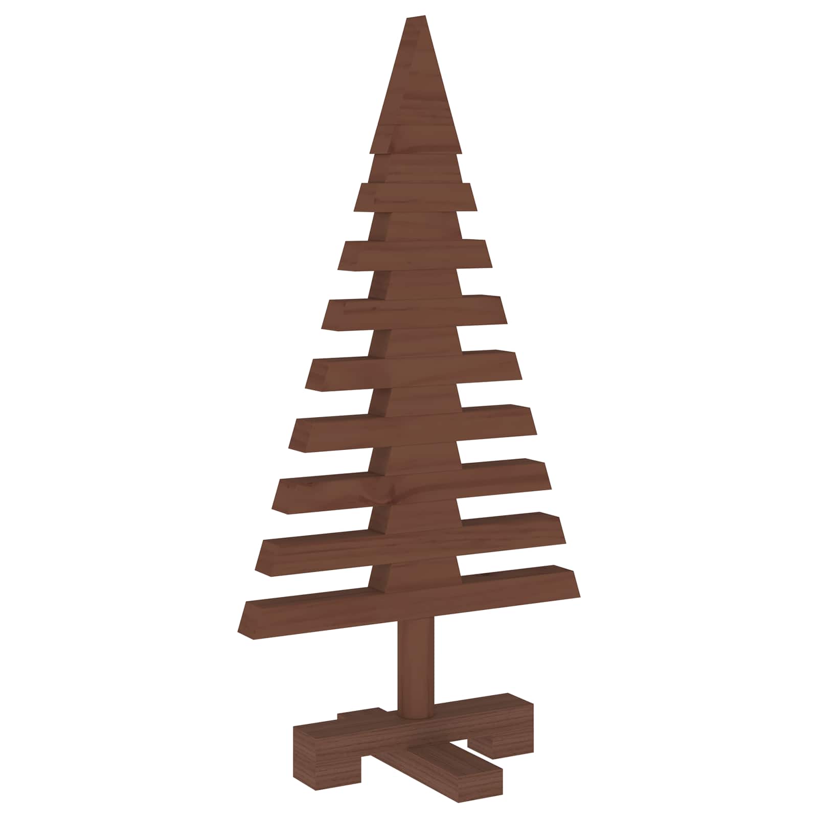 Albero di Natale in legno KOTKA 60 cm Legno Massello di Pino
