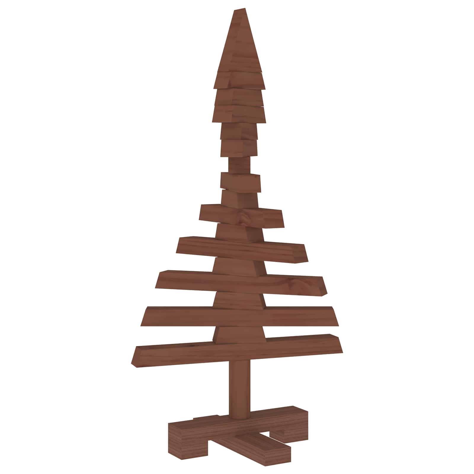 Albero di Natale in legno KOTKA 60 cm Legno Massello di Pino