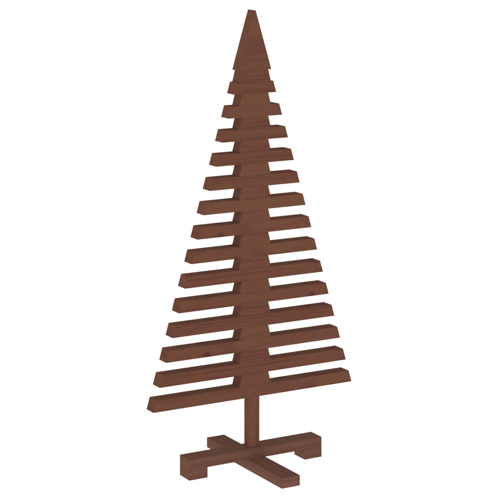 Albero di Natale in legno KOTKA 90 cm Legno Massello di Pino