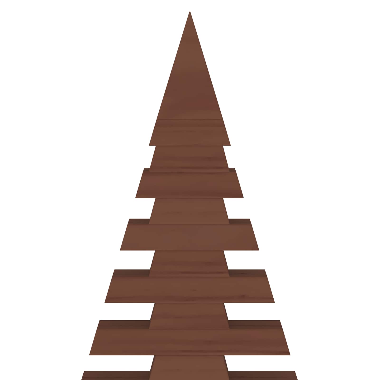 Albero di Natale in legno KOTKA 90 cm Legno Massello di Pino