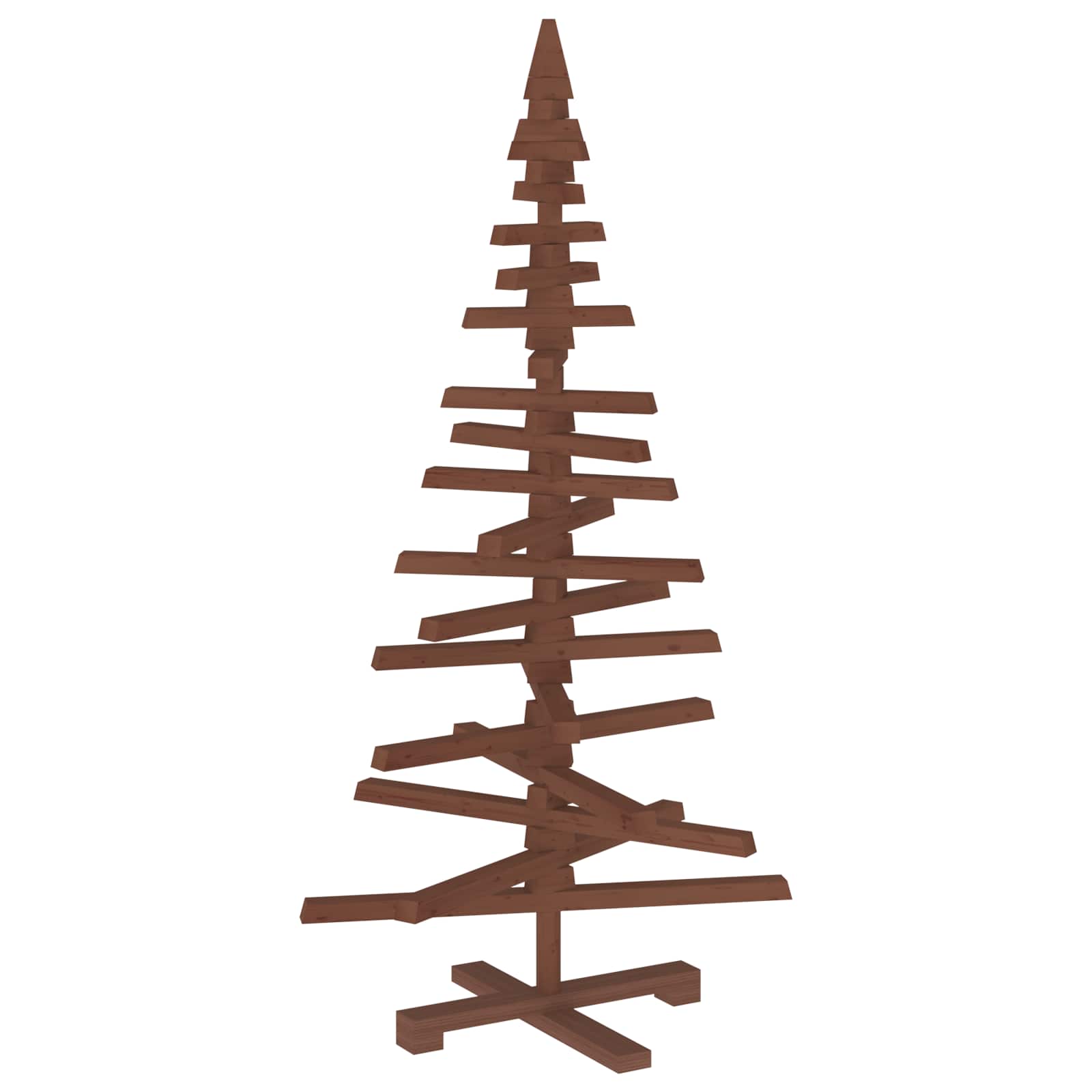 Albero di Natale in legno KOTKA 120 cm Legno Massello di Pino