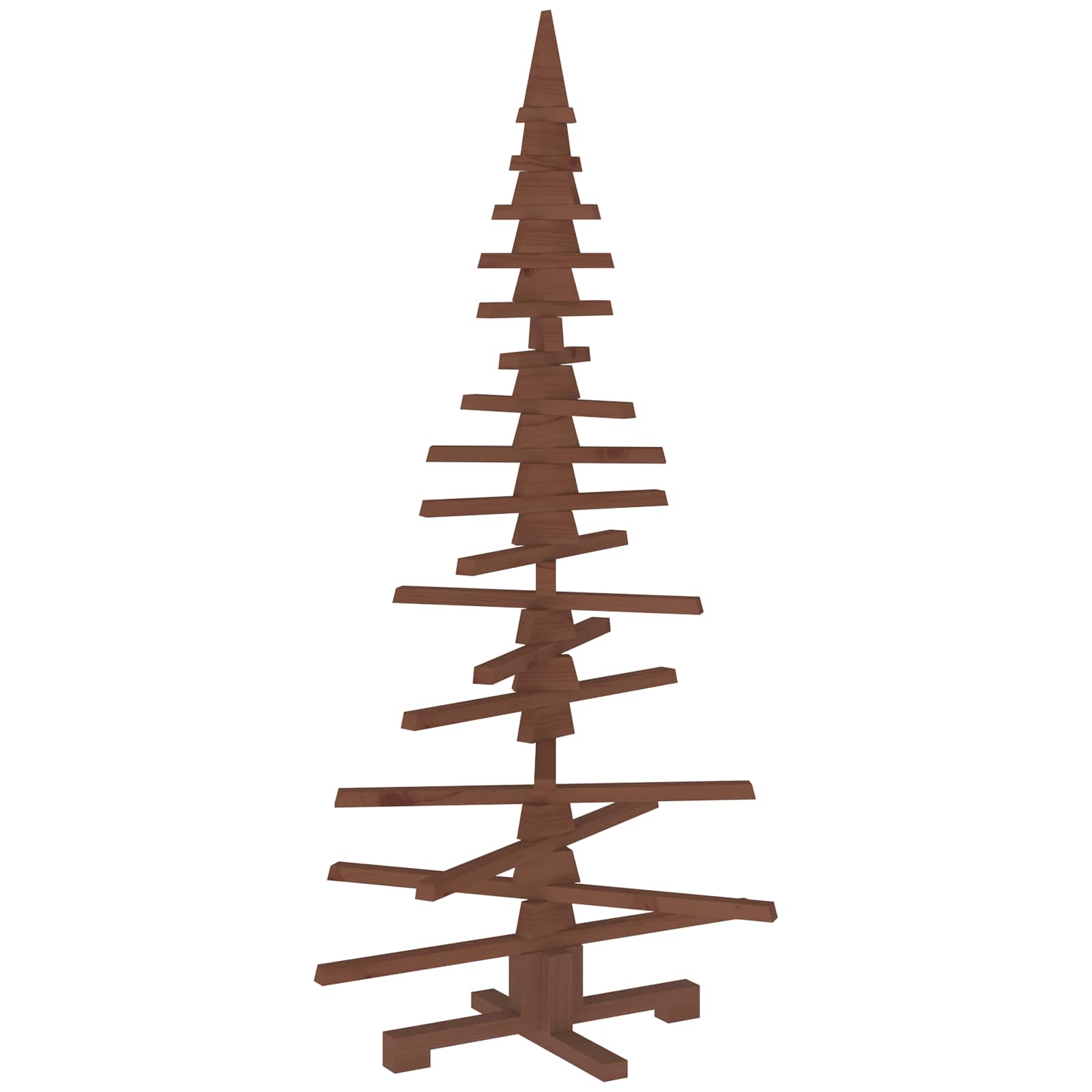 Albero di Natale in legno KOTKA 150 cm Legno Massello di Pino