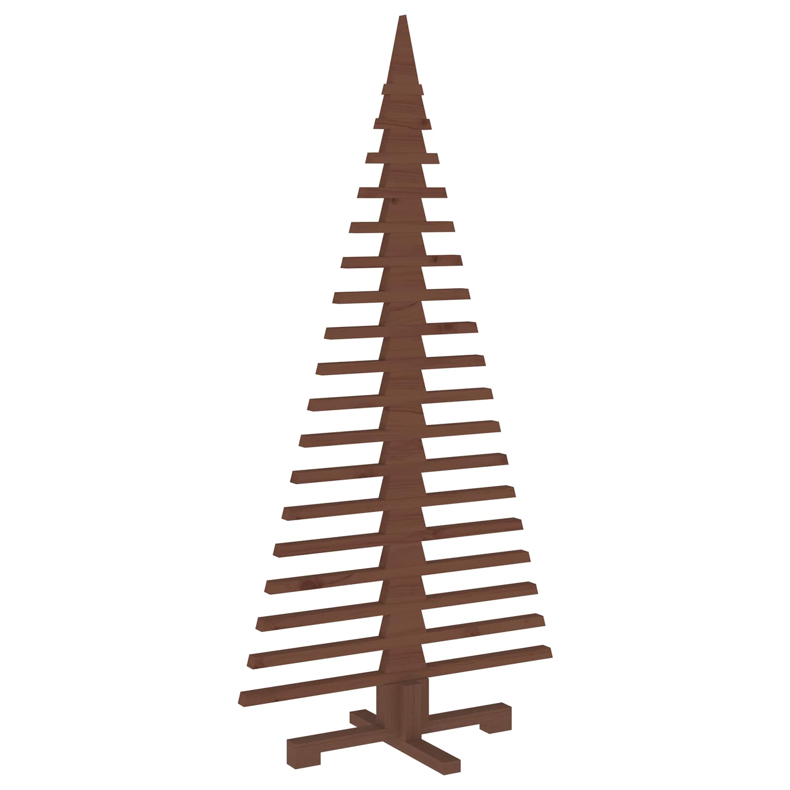Albero di Natale in legno KOTKA 150 cm Legno Massello di Pino