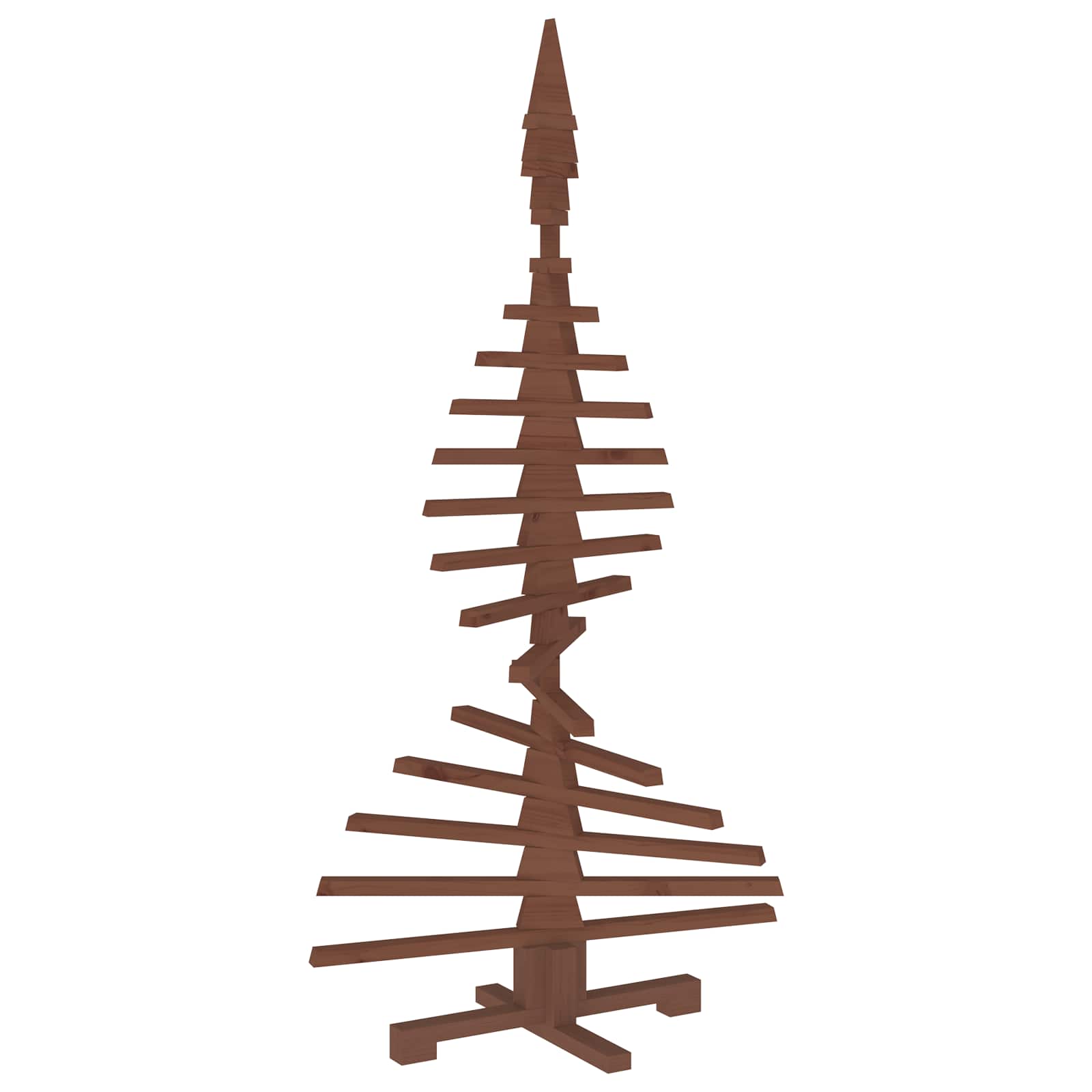 Albero di Natale in legno KOTKA 150 cm Legno Massello di Pino