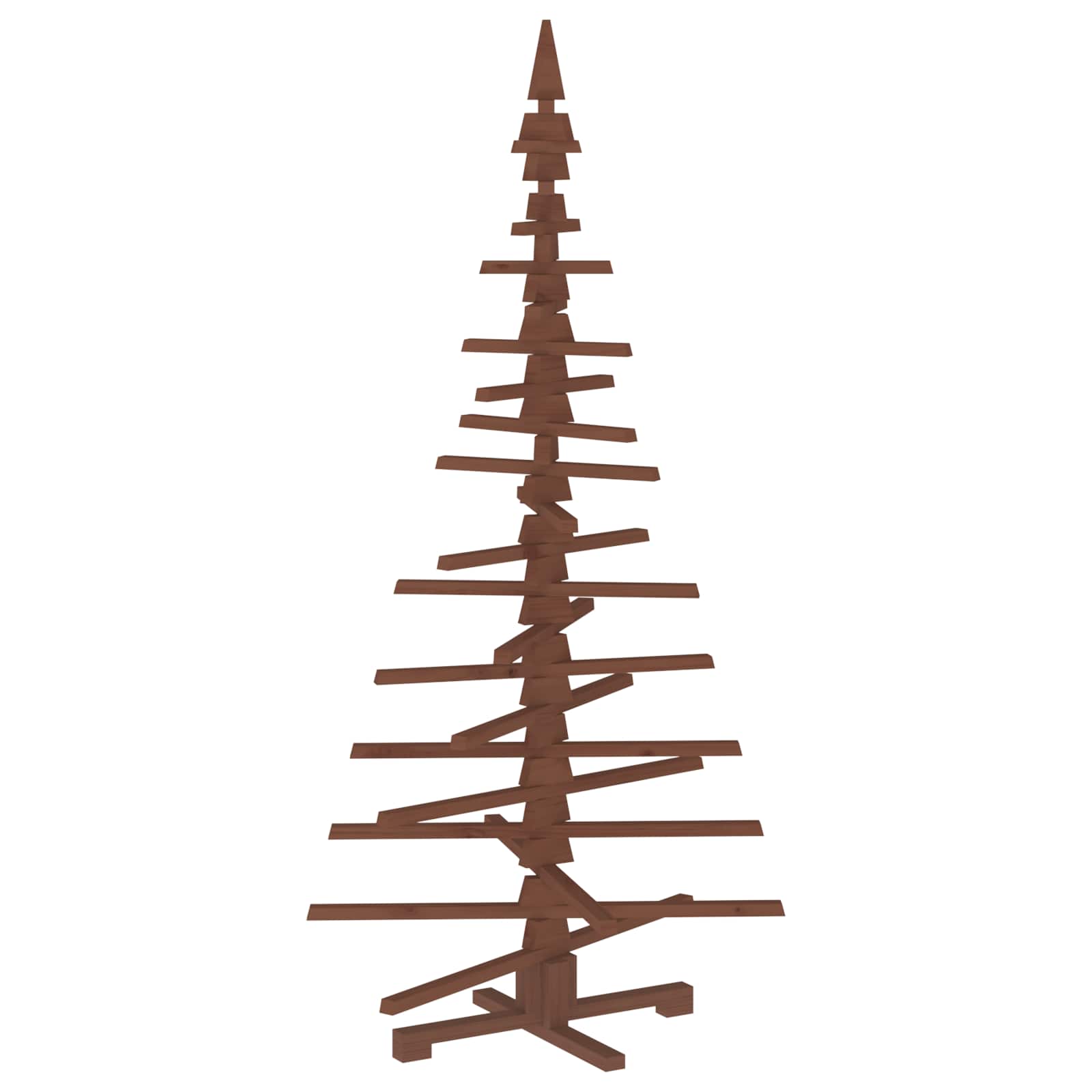 Albero di Natale in legno KOTKA 180 cm Legno Massello di Pino