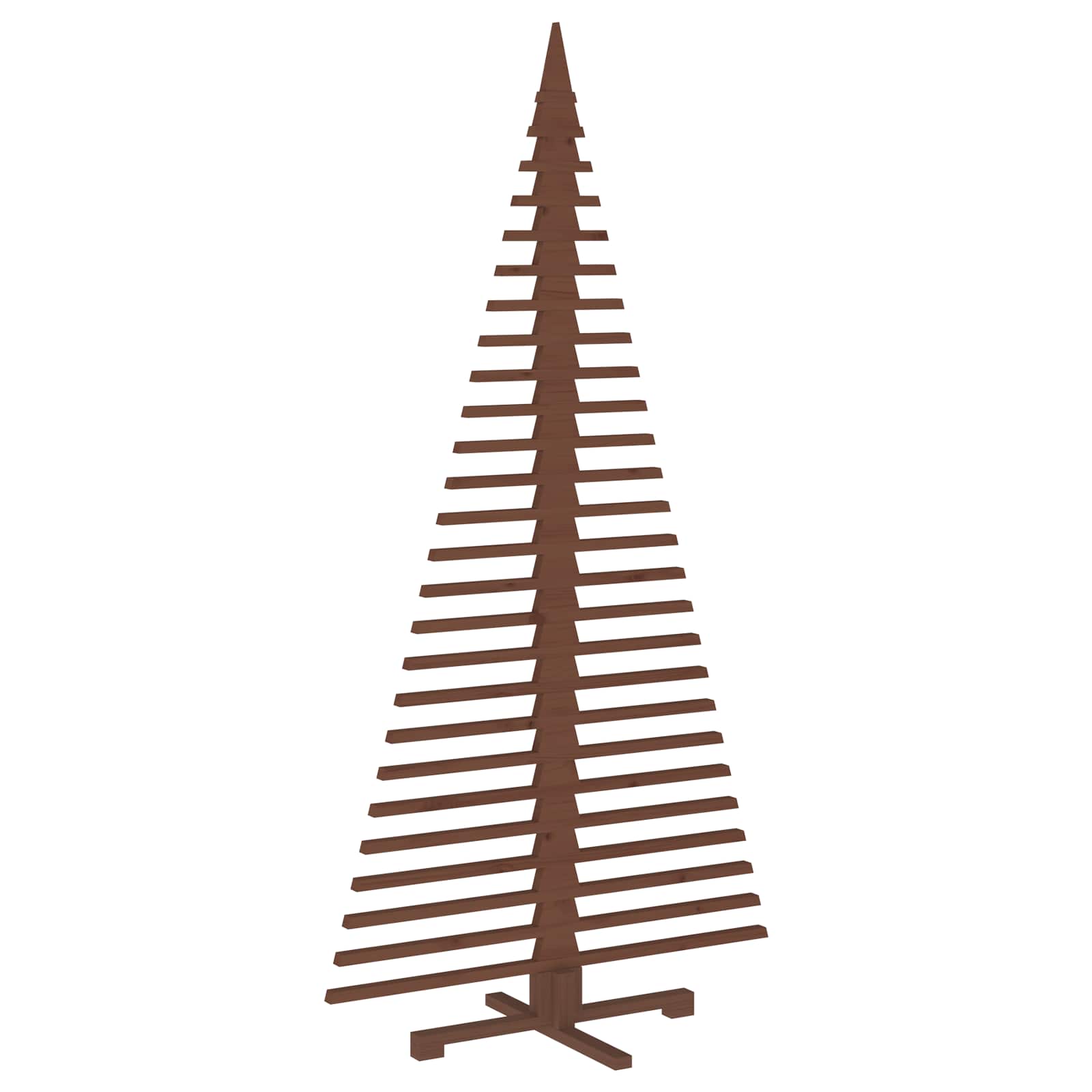 Albero di Natale in legno KOTKA 210 cm Legno Massello di Pino