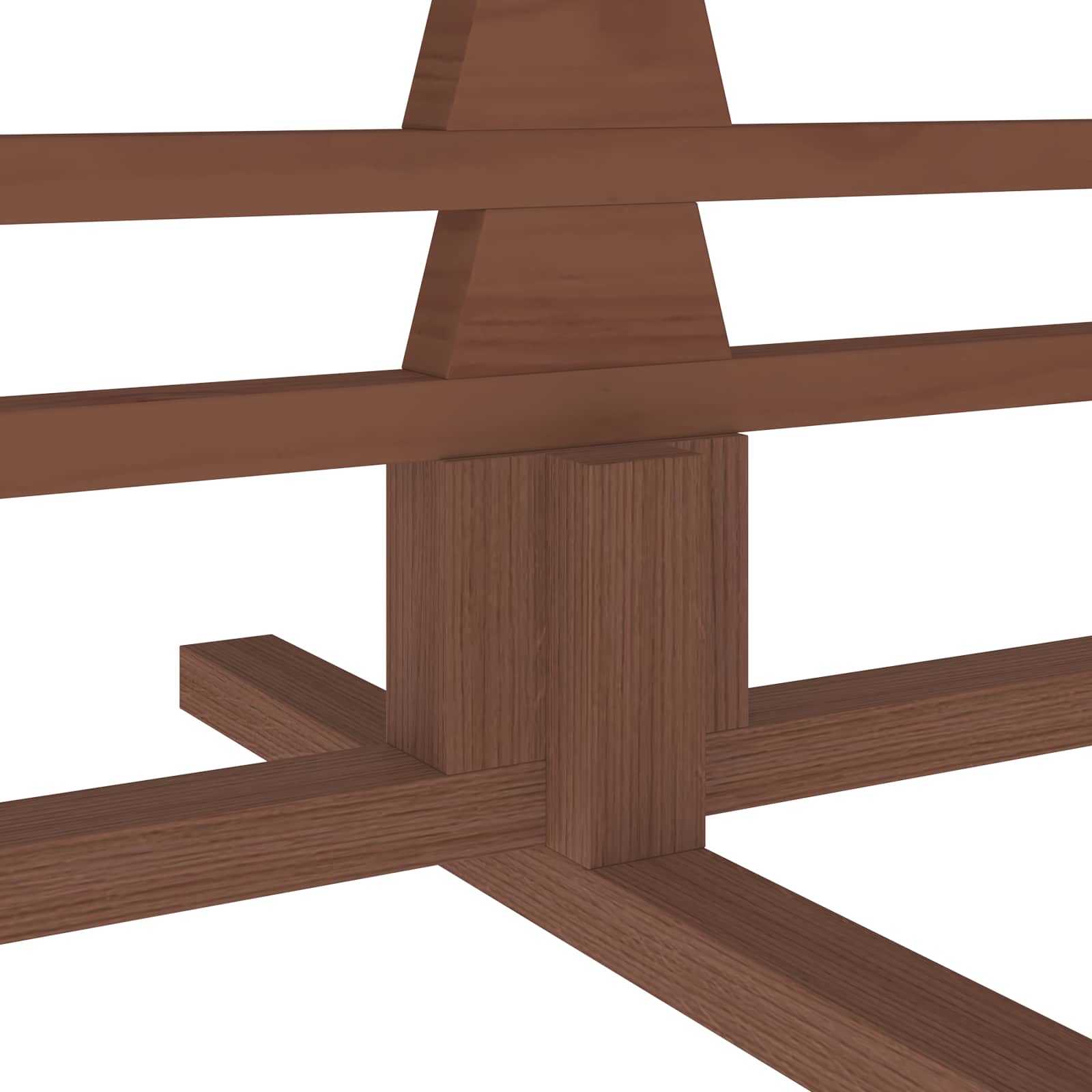 Albero di Natale in legno KOTKA 210 cm Legno Massello di Pino