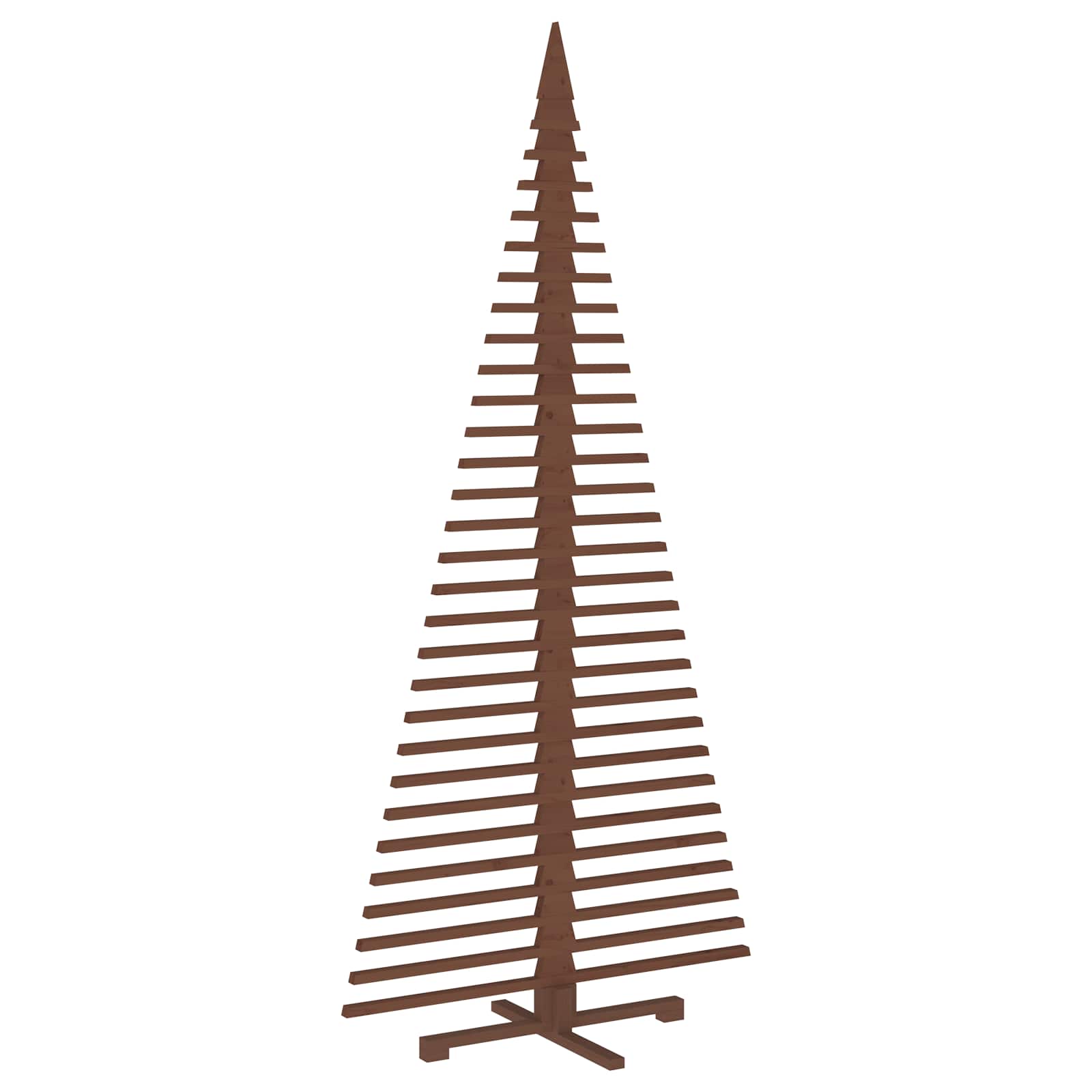 Albero di Natale in legno KOTKA 240 cm Legno Massello di Pino