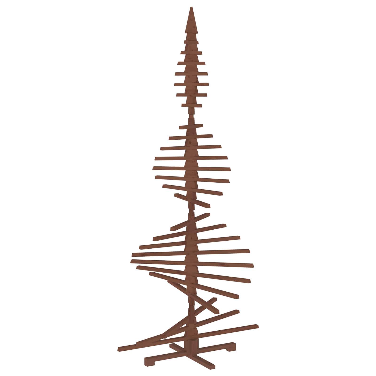 Albero di Natale in legno KOTKA 240 cm Legno Massello di Pino