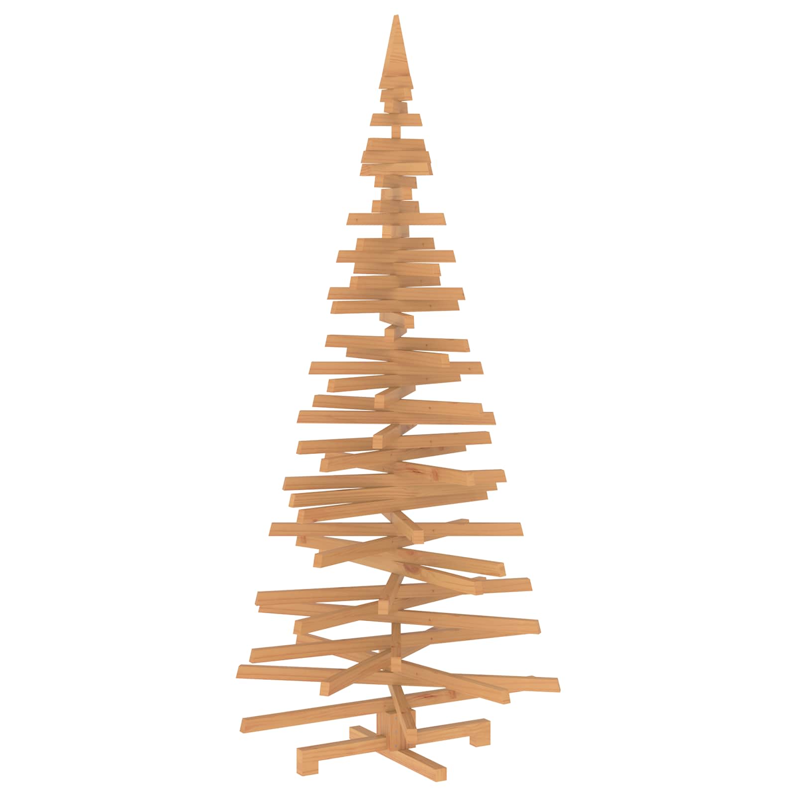 Albero di Natale in legno KOTKA 240 cm Legno Massello di Pino