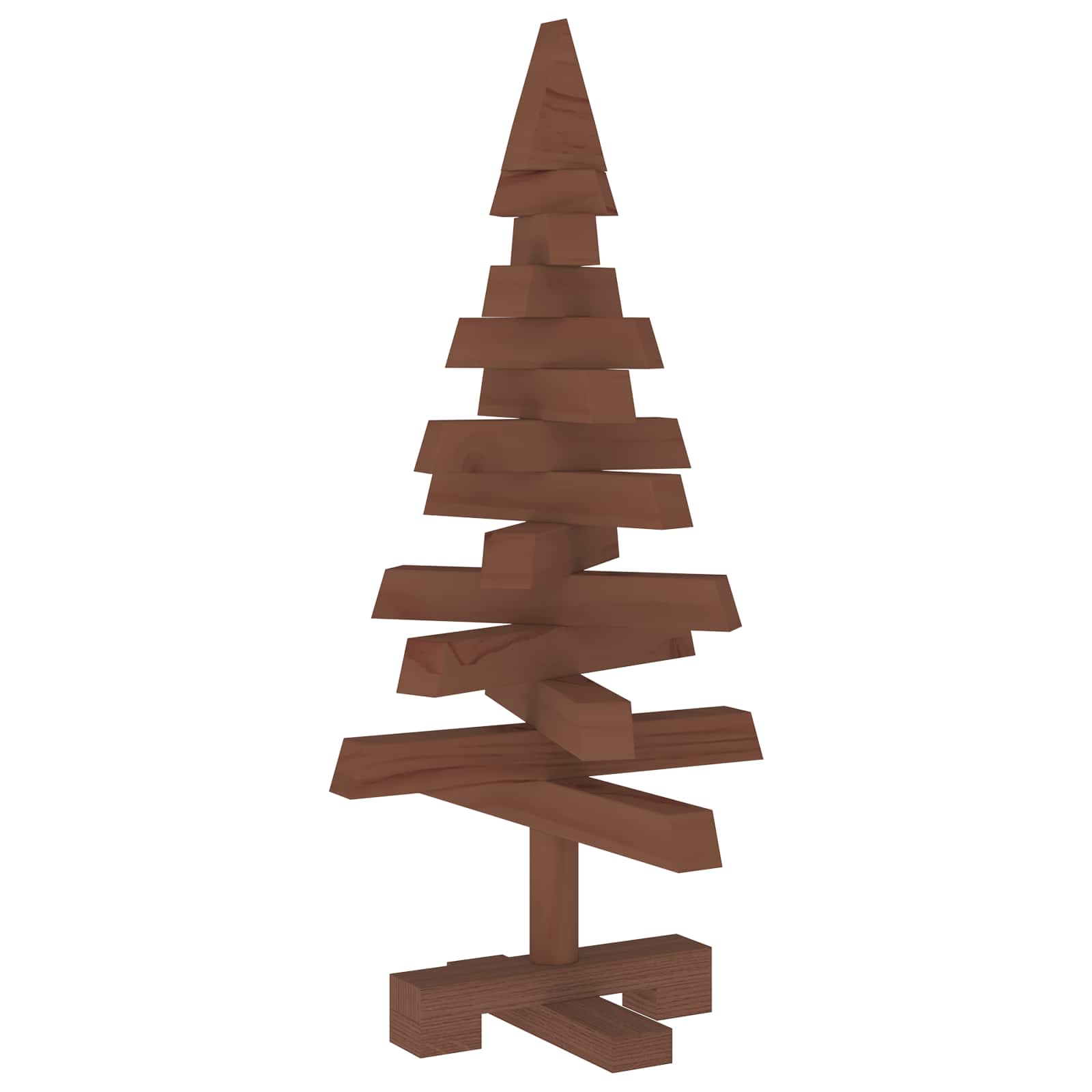 Albero di Natale in legno KOTKA 60 cm Legno Massello di Pino