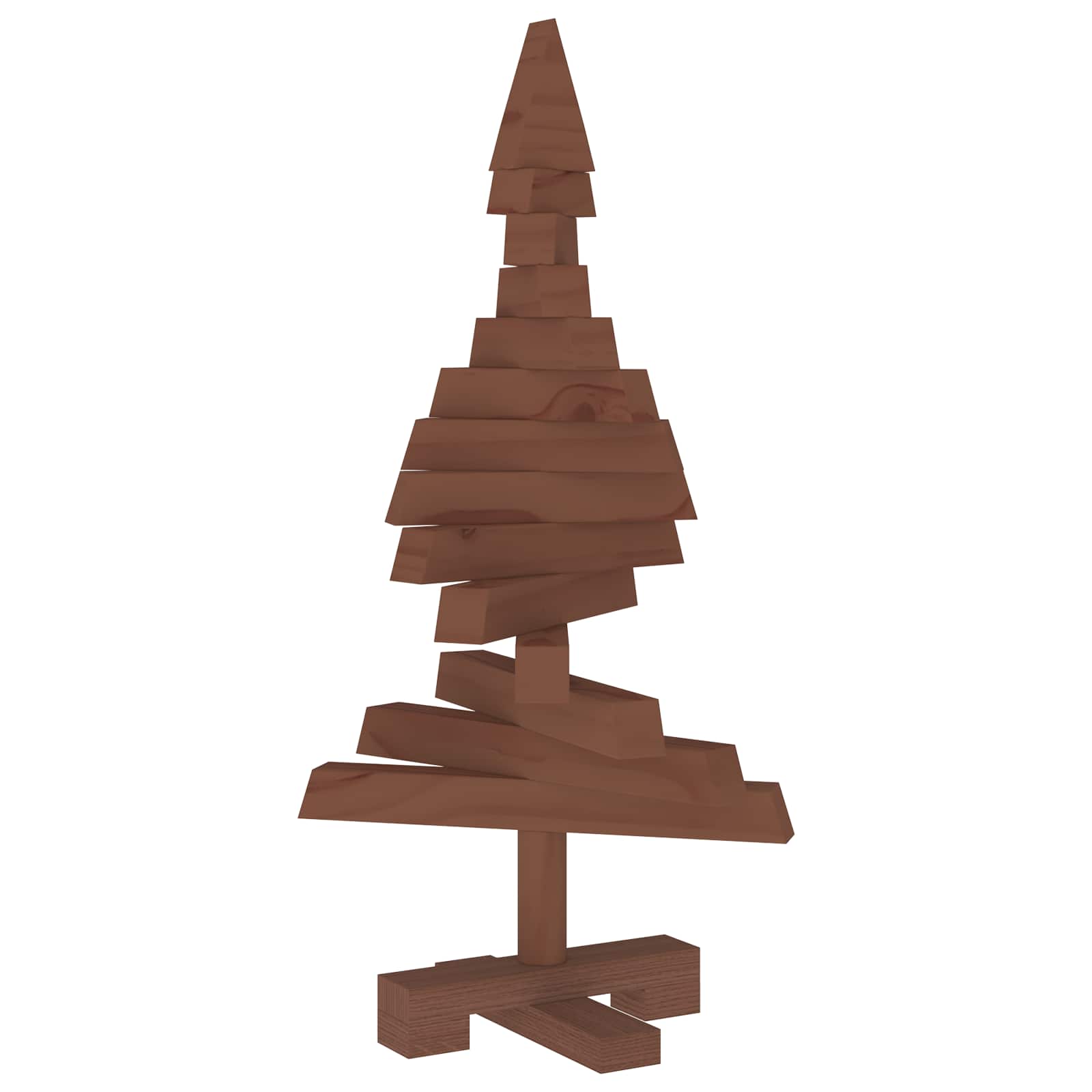Albero di Natale in legno KOTKA 60 cm Legno Massello di Pino