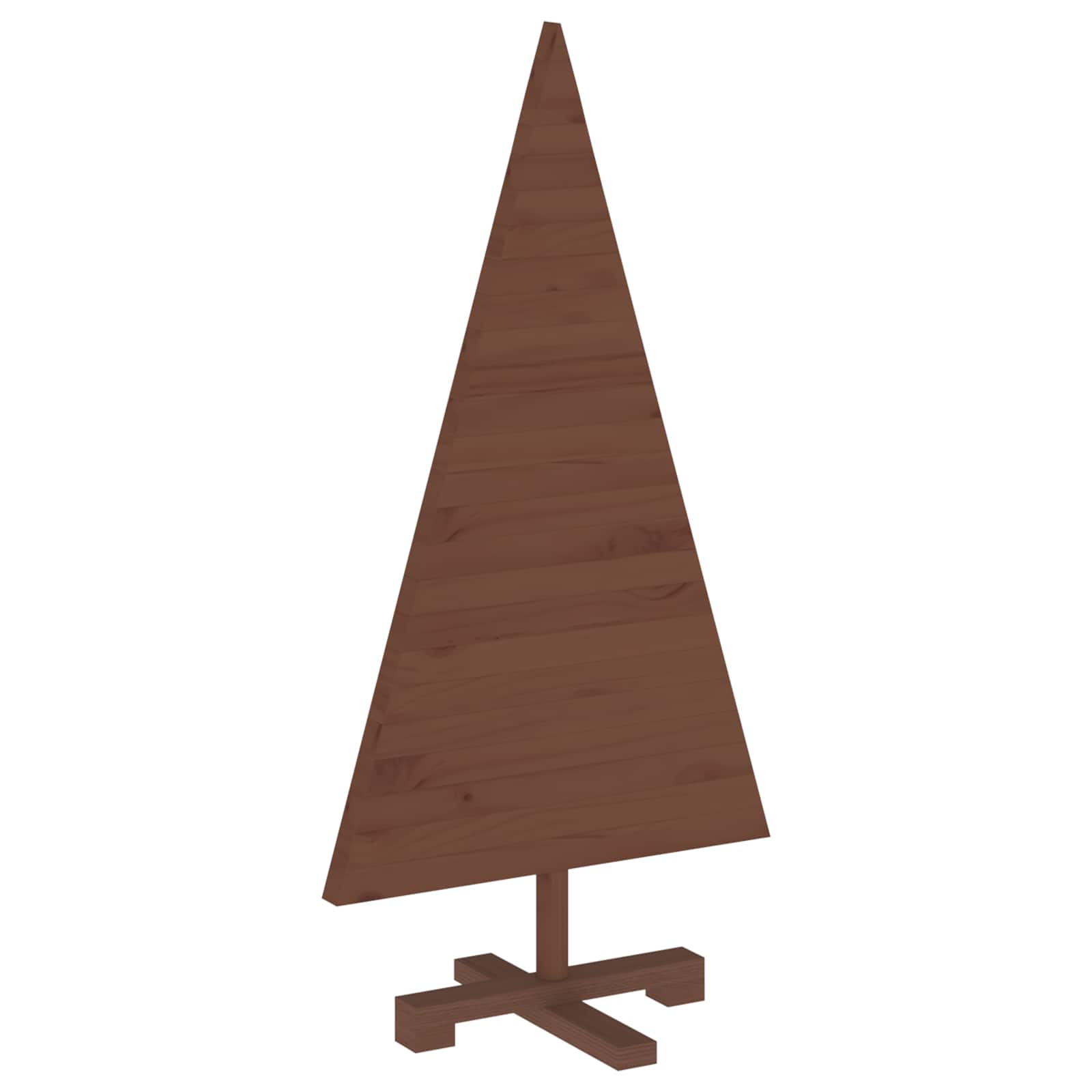 Albero di Natale in legno KOTKA 90 cm Legno Massello di Pino