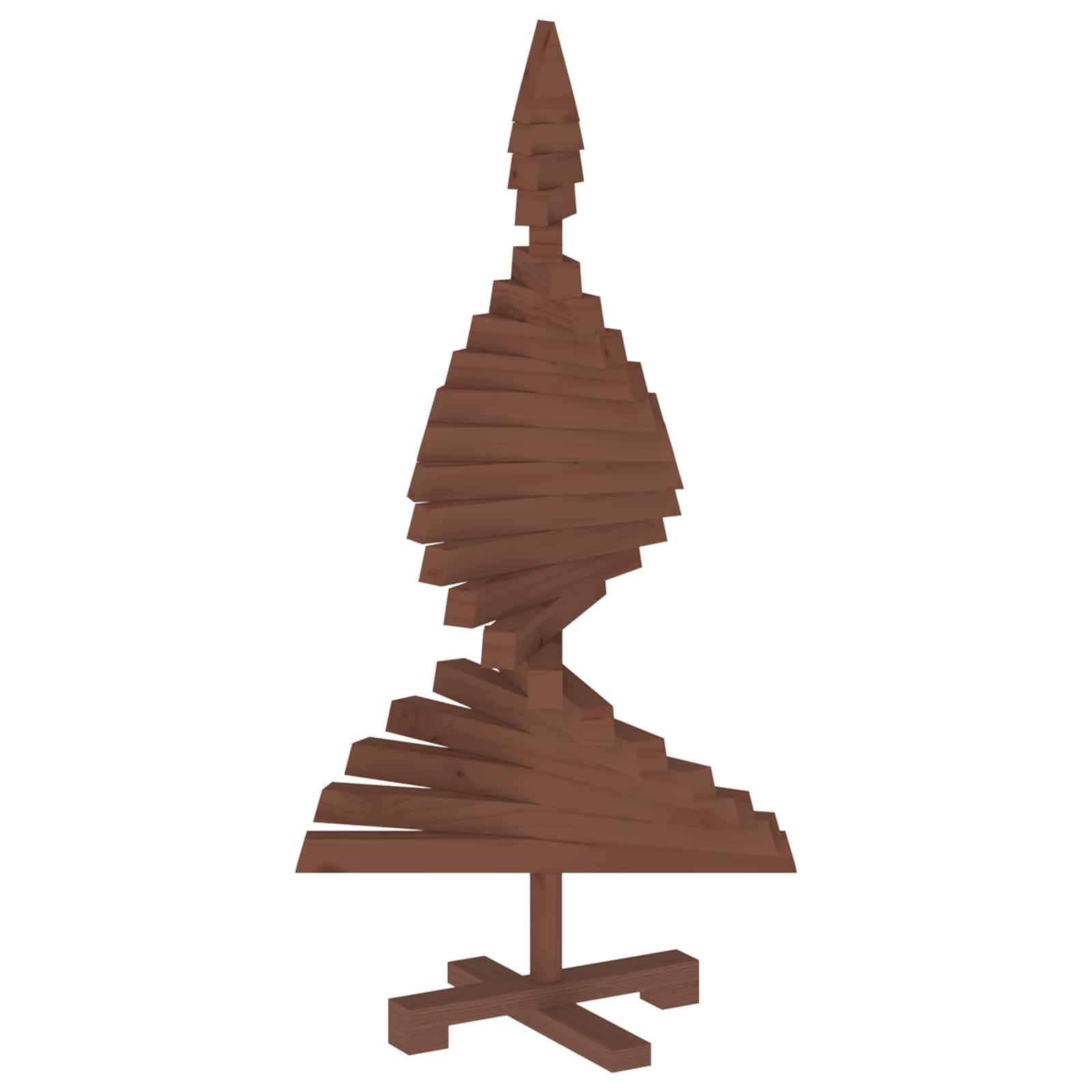 Albero di Natale in legno KOTKA 90 cm Legno Massello di Pino